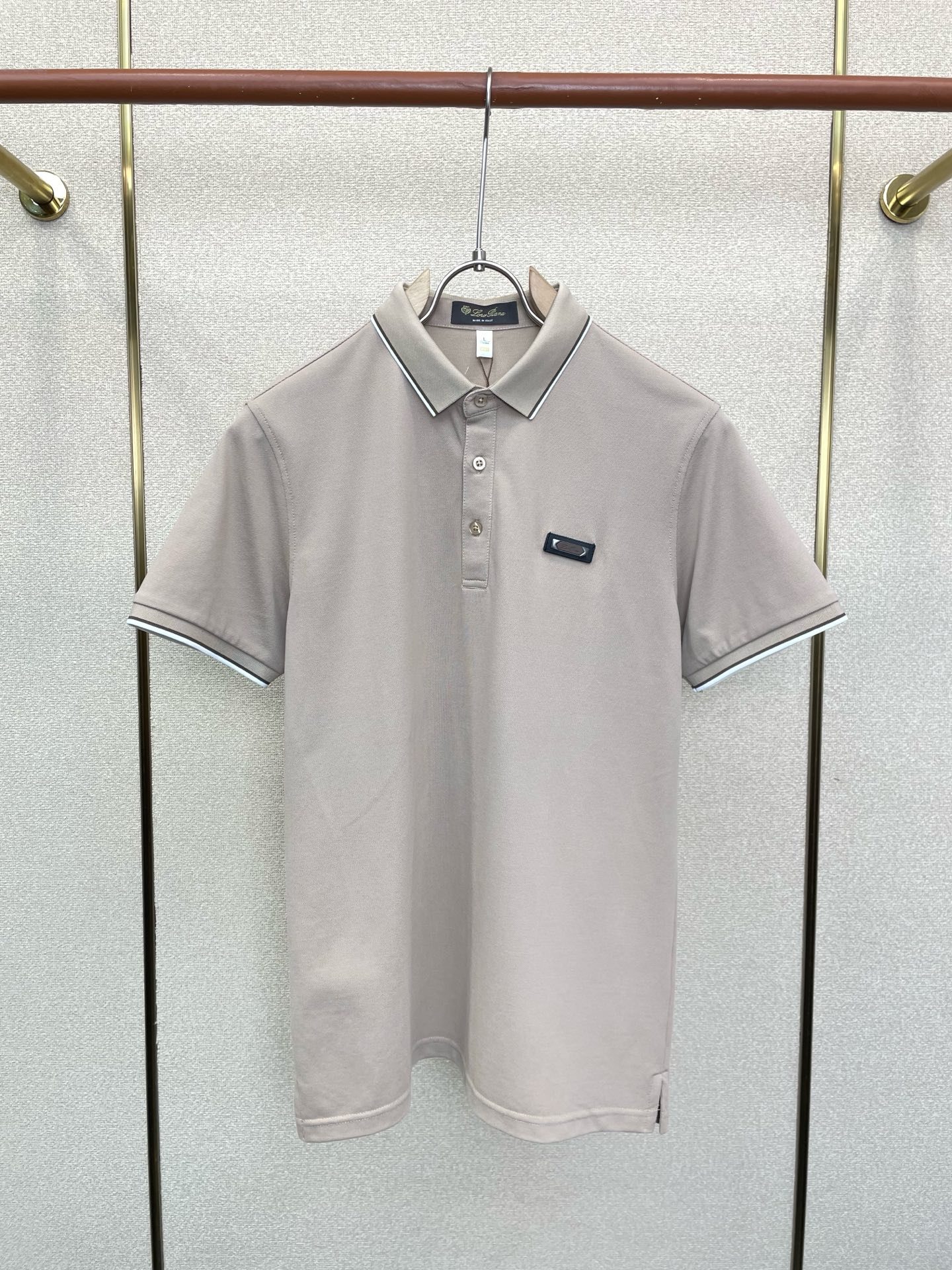 Loro Piana-Loro Piana诺悠翩雅💥砸锅卖铁都要上的新款新款原单男士休闲短袖 高端定制 高端版本 时尚百
