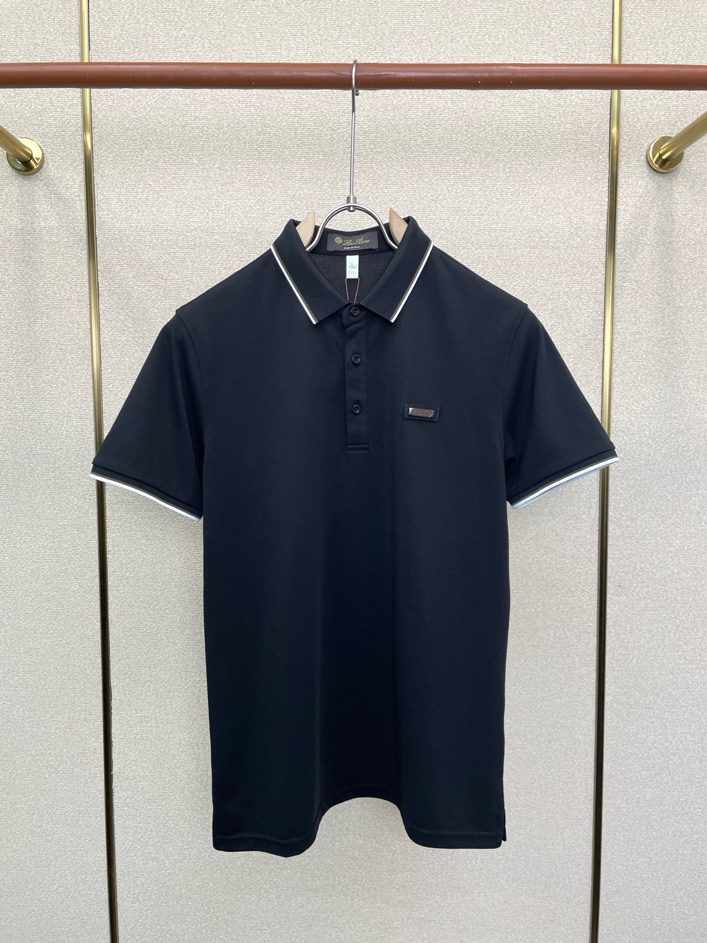Loro Piana-Loro Piana诺悠翩雅💥砸锅卖铁都要上的新款新款原单男士休闲短袖 高端定制 高端版本 时尚百