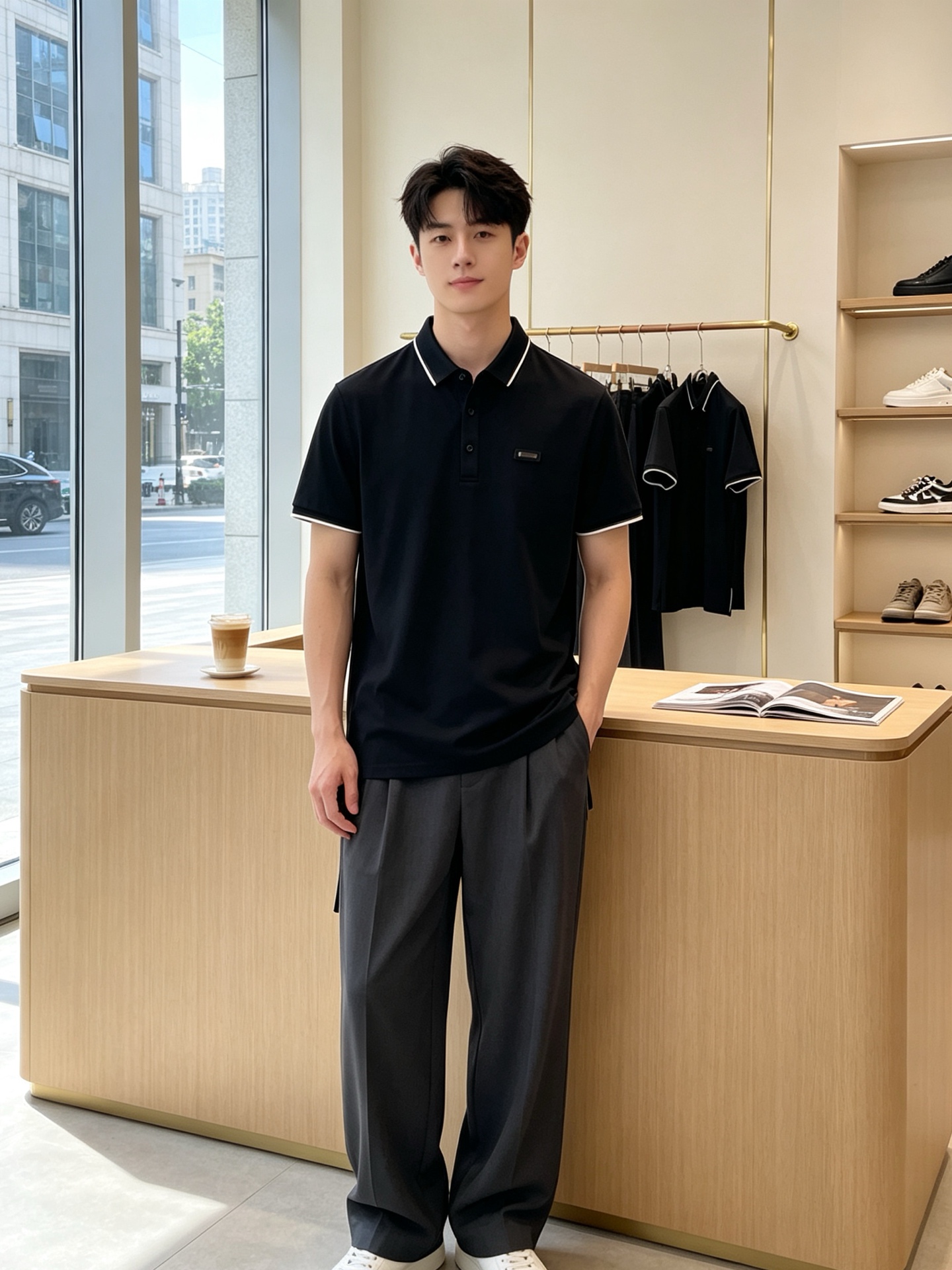 Loro Piana-Loro Piana诺悠翩雅💥砸锅卖铁都要上的新款新款原单男士休闲短袖 高端定制 高端版本 时尚百