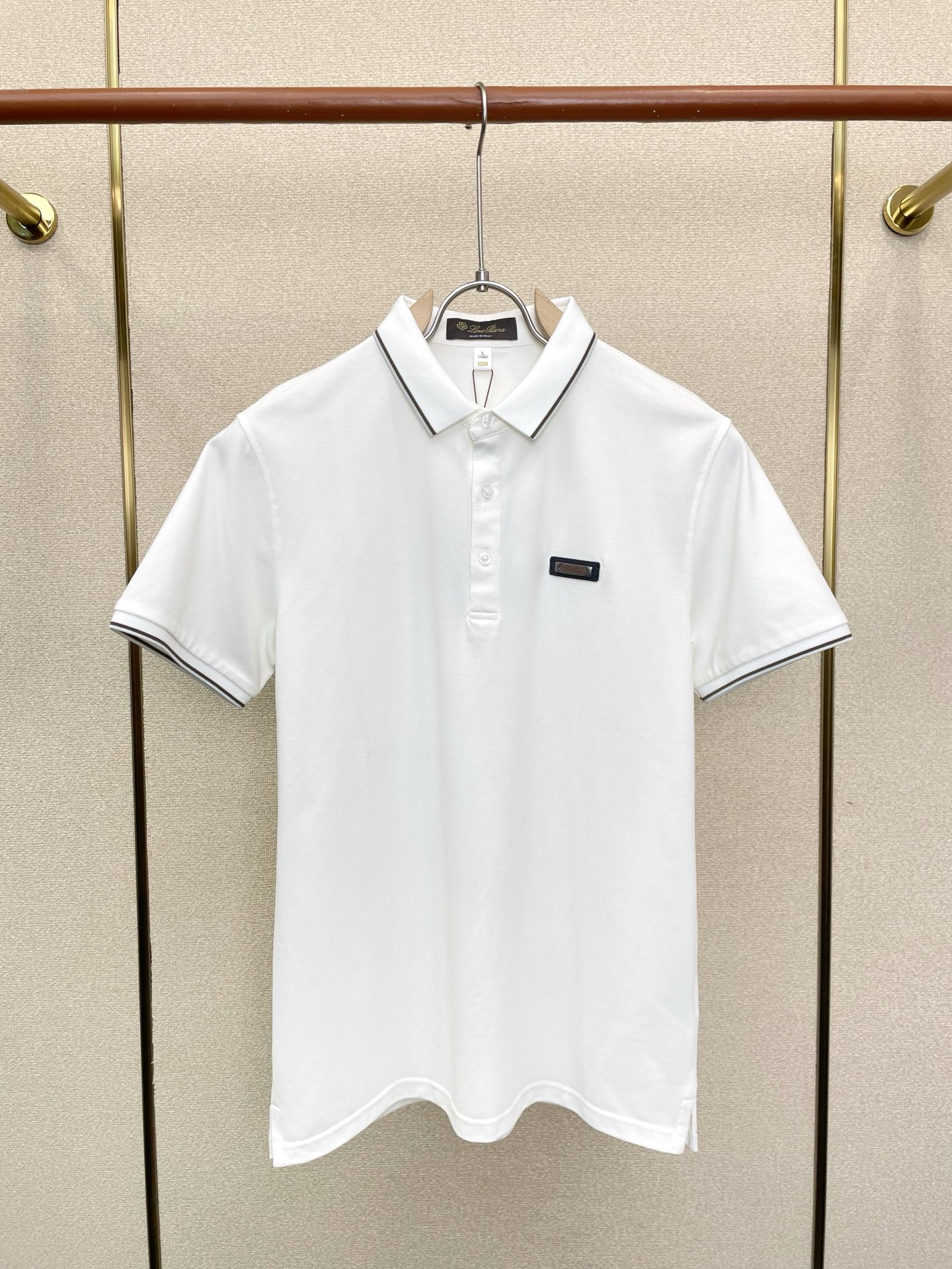 Loro Piana-Loro Piana诺悠翩雅💥砸锅卖铁都要上的新款新款原单男士休闲短袖 高端定制 高端版本 时尚百
