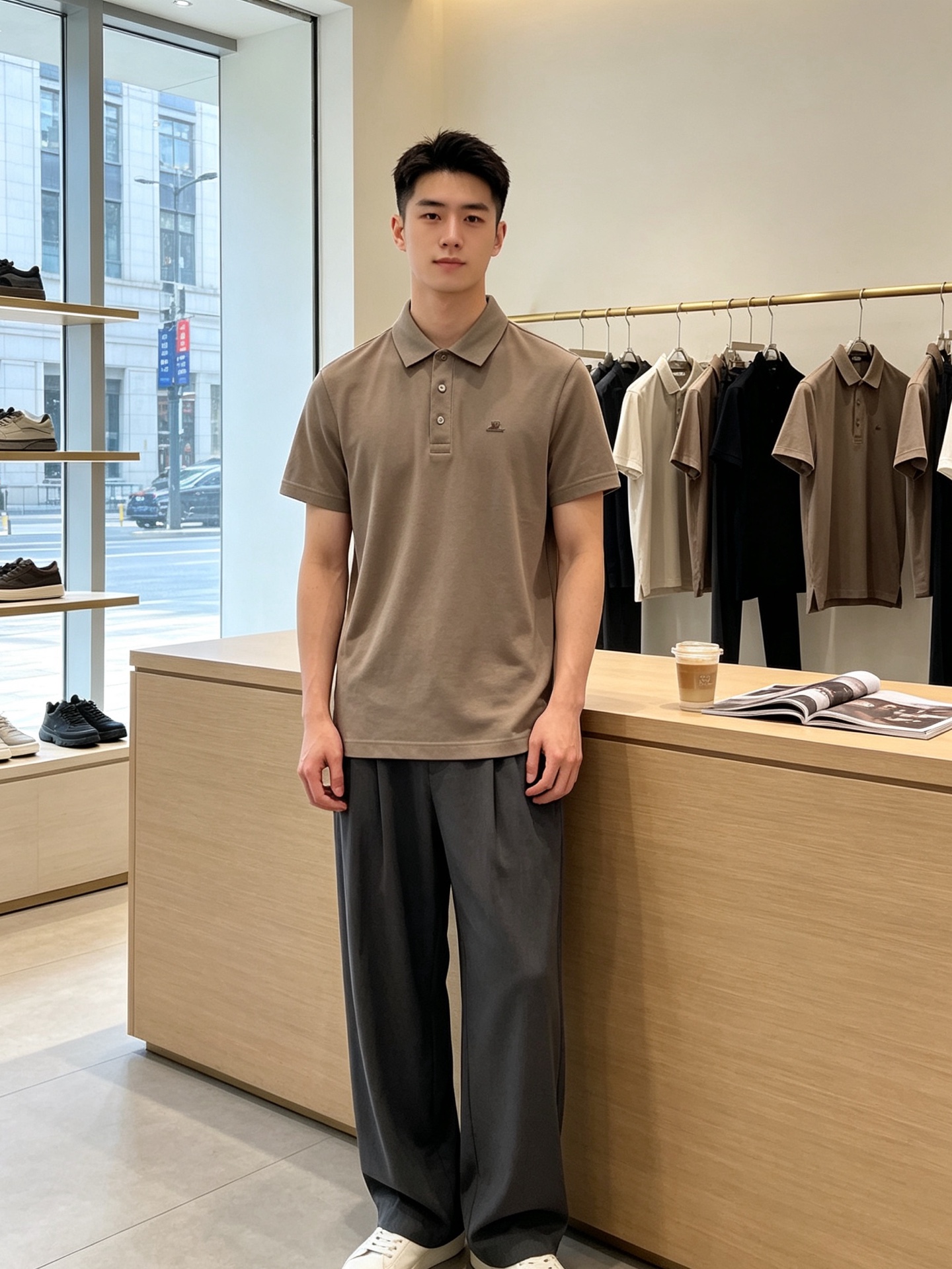 Loro Piana-Loro Piana诺悠翩雅💥砸锅卖铁都要上的新款新款原单男士休闲短袖 高端定制 高端版本 时尚百
