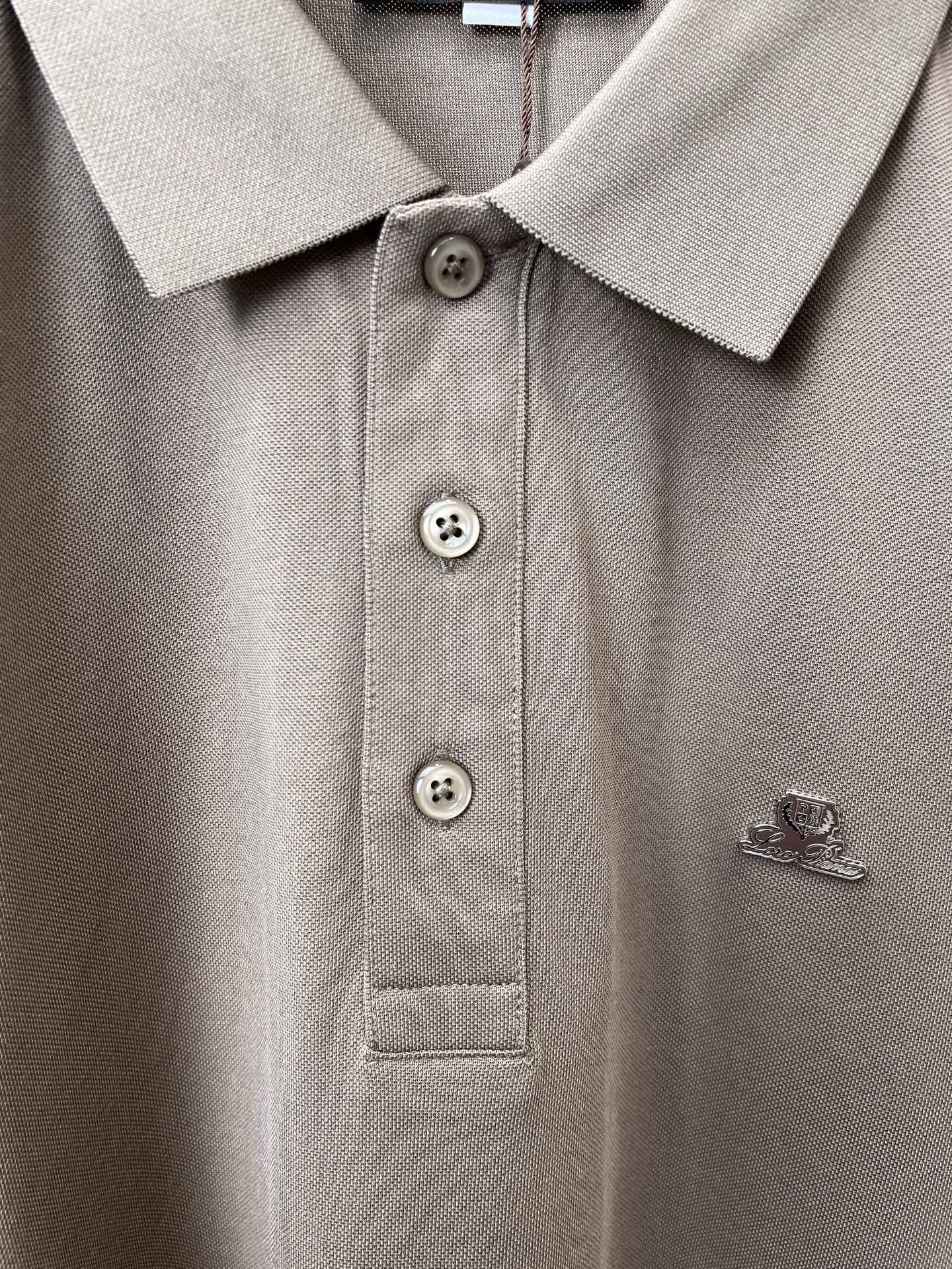 Loro Piana-Loro Piana诺悠翩雅💥砸锅卖铁都要上的新款新款原单男士休闲短袖 高端定制 高端版本 时尚百
