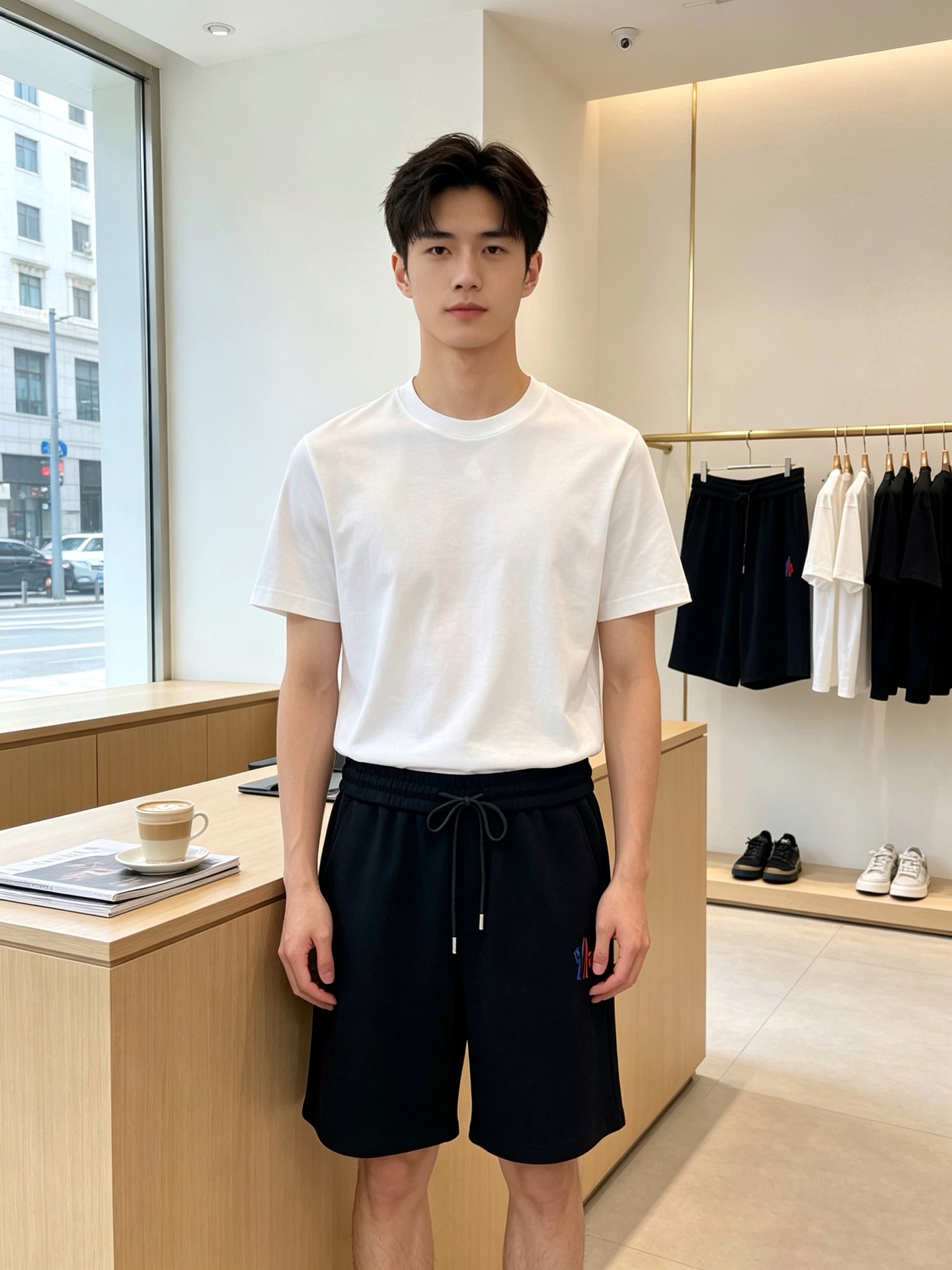 Moncler蒙口💥砸锅卖铁都要上的新款新款原单男士休闲短裤🩳高端定制 高端版本 时尚百搭爆款⚠️⚠️✨✨进口面料 手感