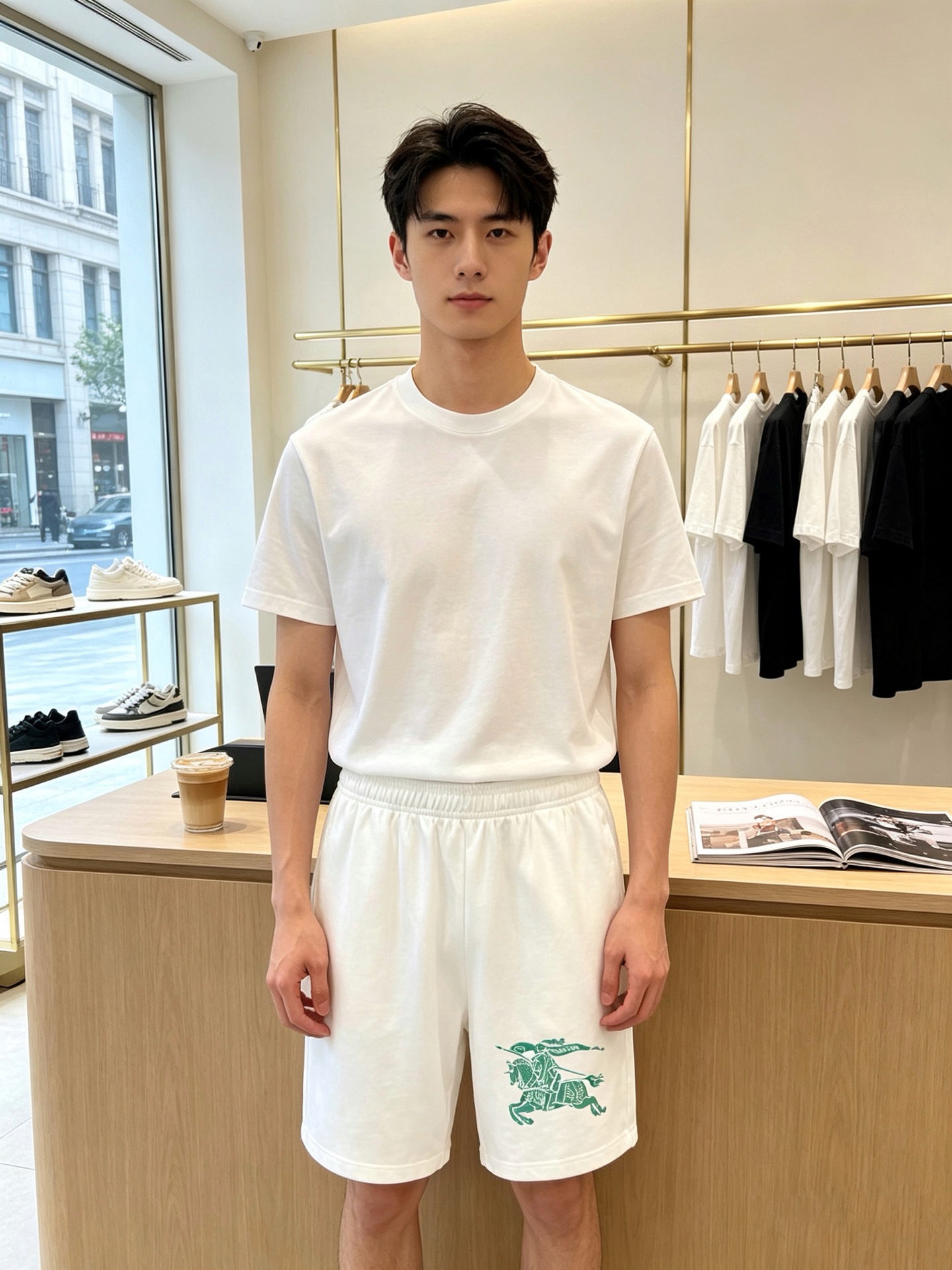Burberry巴宝莉💥砸锅卖铁都要上的新款新款原单男士休闲短裤🩳高端定制 高端版本 时尚百搭爆款⚠️⚠️✨✨进口面料 
