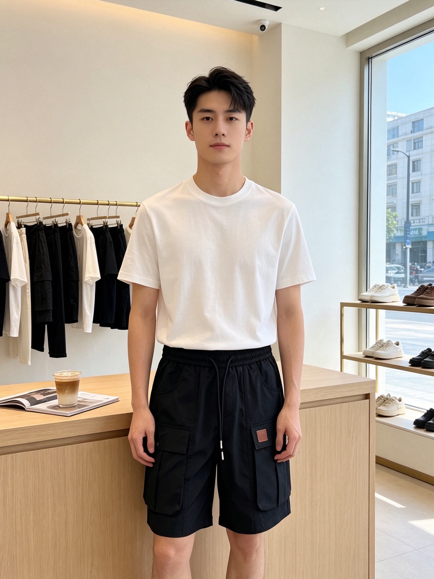 LOEWE罗意威💥砸锅卖铁都要上的新款新款原单男士休闲短裤🩳高端定制 高端版本 时尚百搭爆款⚠️⚠️✨✨进口面料 手感超