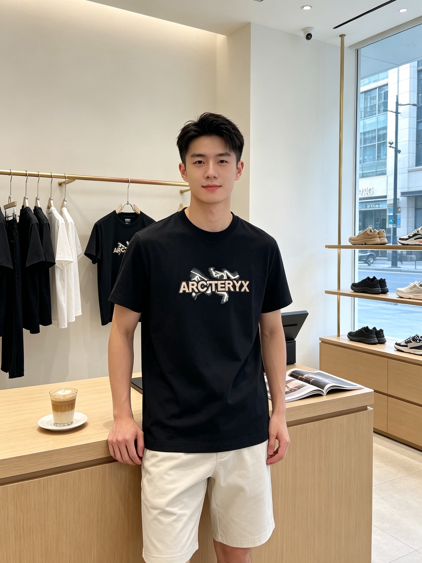 Arc’teryx始祖鸟💥独家专供新款原单男士休闲短袖 高端定制 高端版本 时尚百搭爆款⚠️⚠️✨✨进口面料 手感超柔软