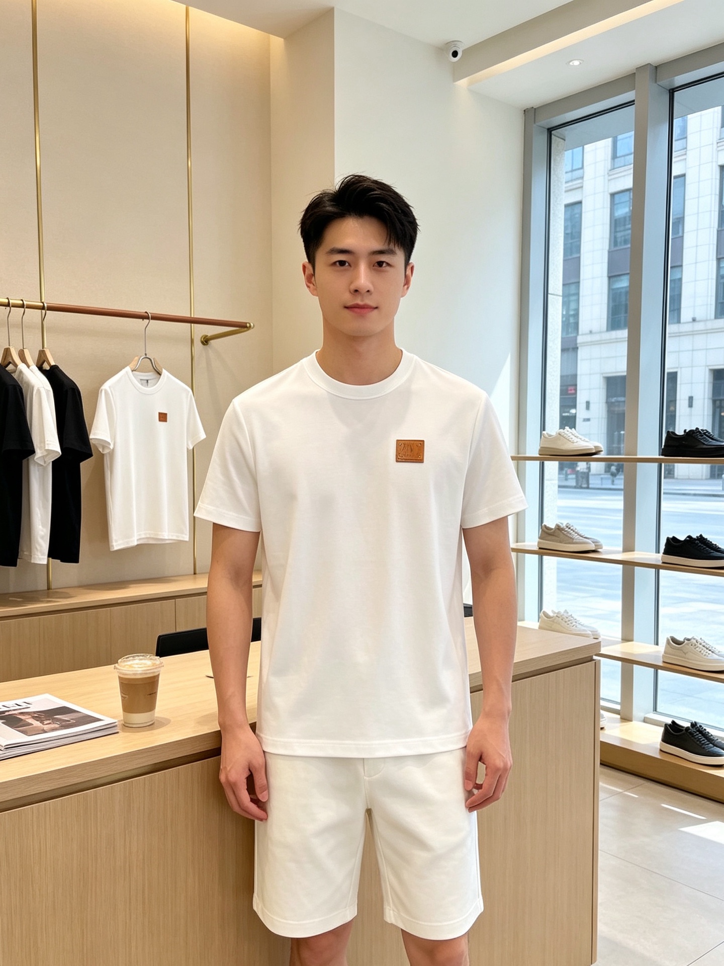 Moncler蒙口💥独家专供新款原单男士休闲短袖 高端定制 高端版本 时尚百搭爆款⚠️⚠️✨✨进口面料 手感超柔软细腻 