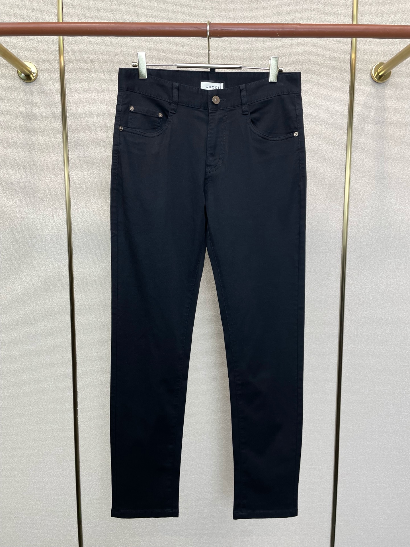 Gucci古驰💥独家专供新款休闲牛仔裤👖高端版本 专柜定制面料 透气舒适度高，细节无可挑剔，品牌元素设计理念，体现高品质
