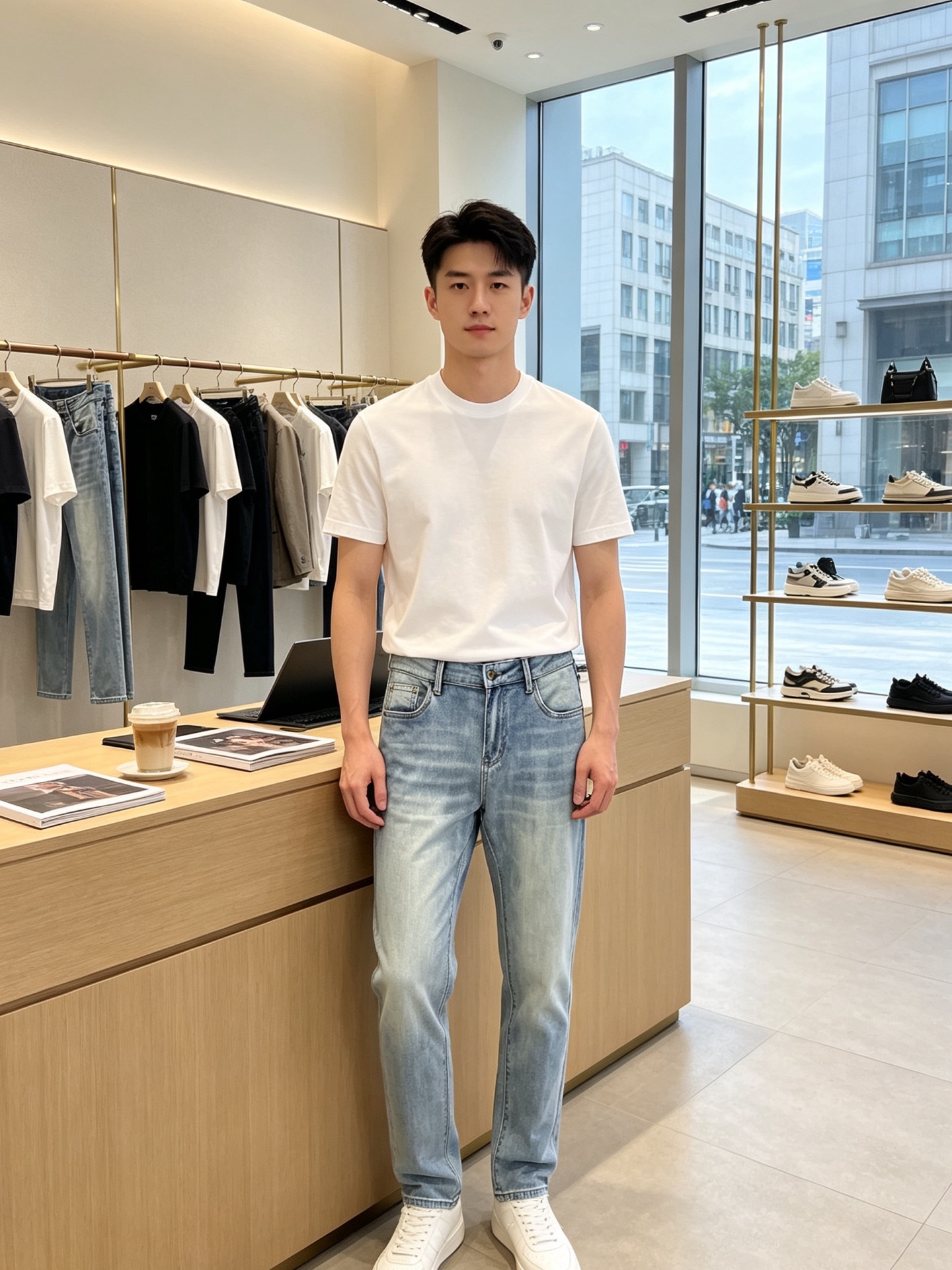 Burberry巴宝莉💥砸锅卖铁都要上的新款新款休闲牛仔裤👖高端版本 专柜定制面料 透气舒适度高，细节无可挑剔，品牌元素