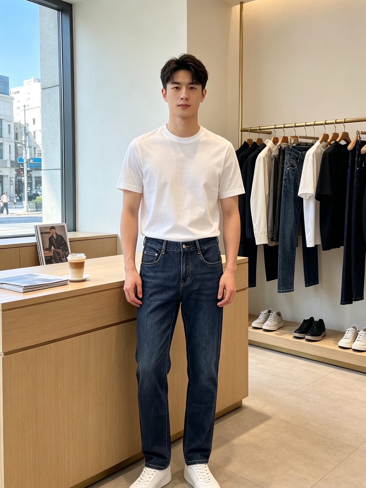 ZEGNA杰尼亚💥独家专供新款休闲牛仔裤👖高端版本 专柜定制面料 透气舒适度高，细节无可挑剔，品牌元素设计理念，体现高品
