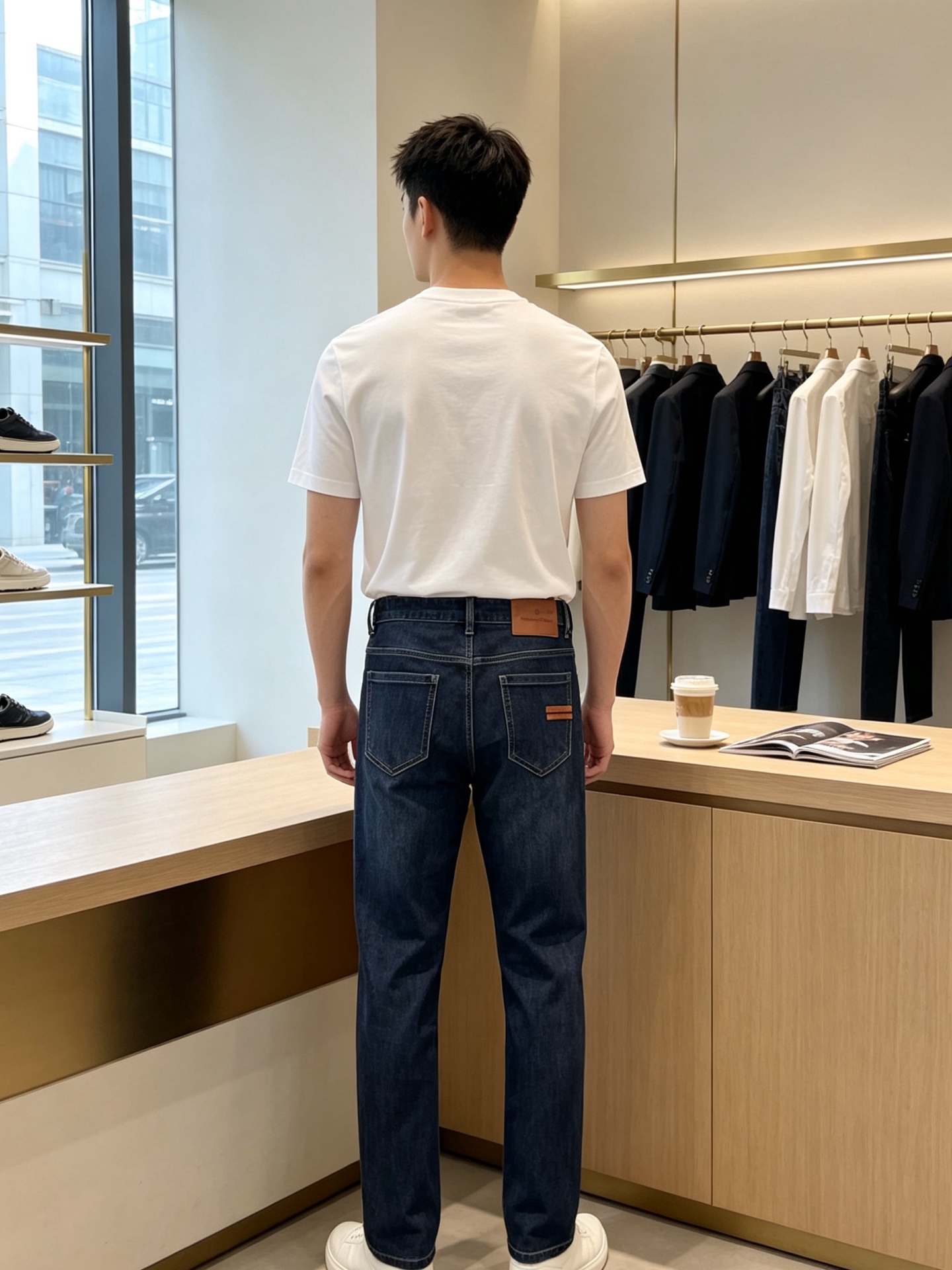 ZEGNA杰尼亚💥独家专供新款休闲牛仔裤👖高端版本 专柜定制面料 透气舒适度高，细节无可挑剔，品牌元素设计理念，体现高品