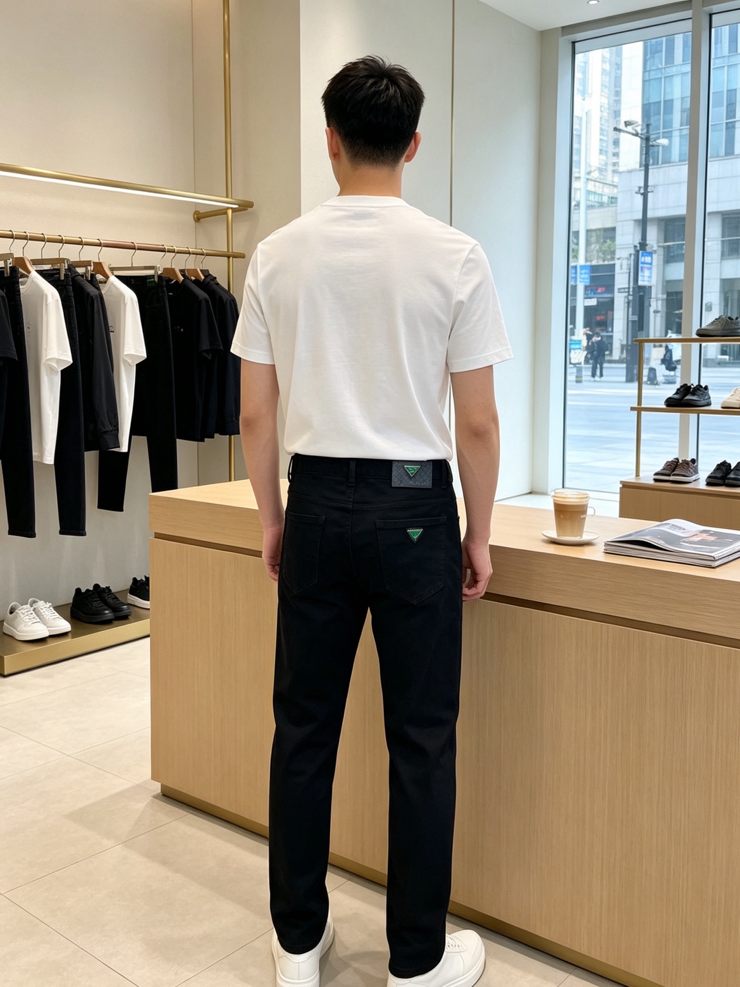 Bottega Veneta葆蝶家💥砸锅卖铁都要上的新款新款休闲牛仔裤👖高端版本 专柜定制面料 透气舒适度高，细节无可挑