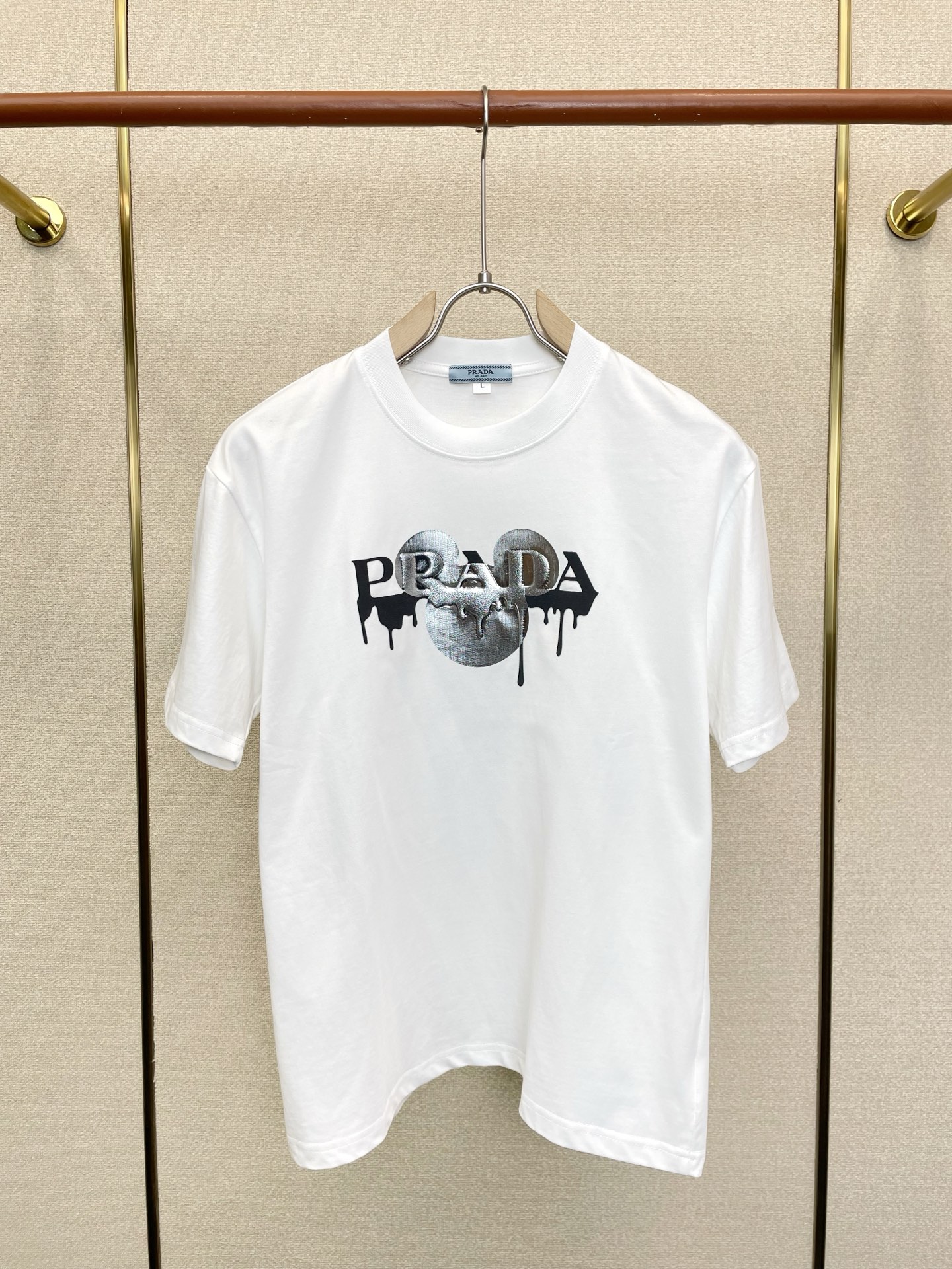 Prada普拉达💥砸锅卖铁都要上的新款新款原单男士休闲短袖 高端定制 高端版本 时尚百搭爆款⚠️⚠️✨✨进口面料 手感超