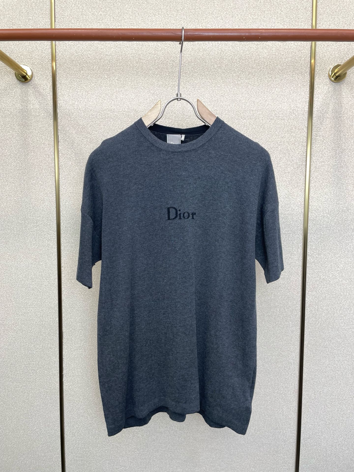 Dior迪奥💥独家专供新款原单男士休闲针织短袖 高端定制 高端版本 时尚百搭爆款⚠️⚠️✨✨进口面料 手感超柔软细腻  