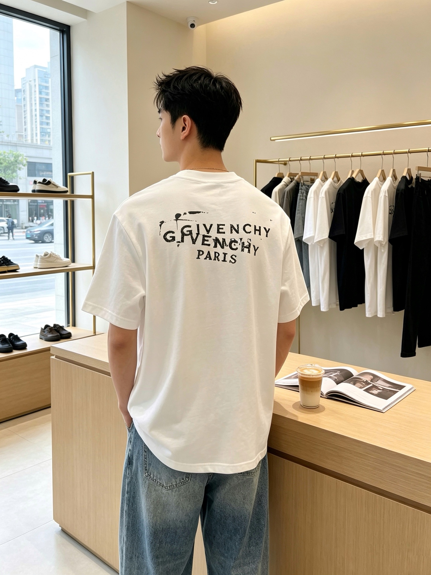 Givenchy纪梵希💥独家专供新款原单男士休闲短袖 高端定制 高端版本 时尚百搭爆款⚠️⚠️✨✨进口面料 手感超柔软细