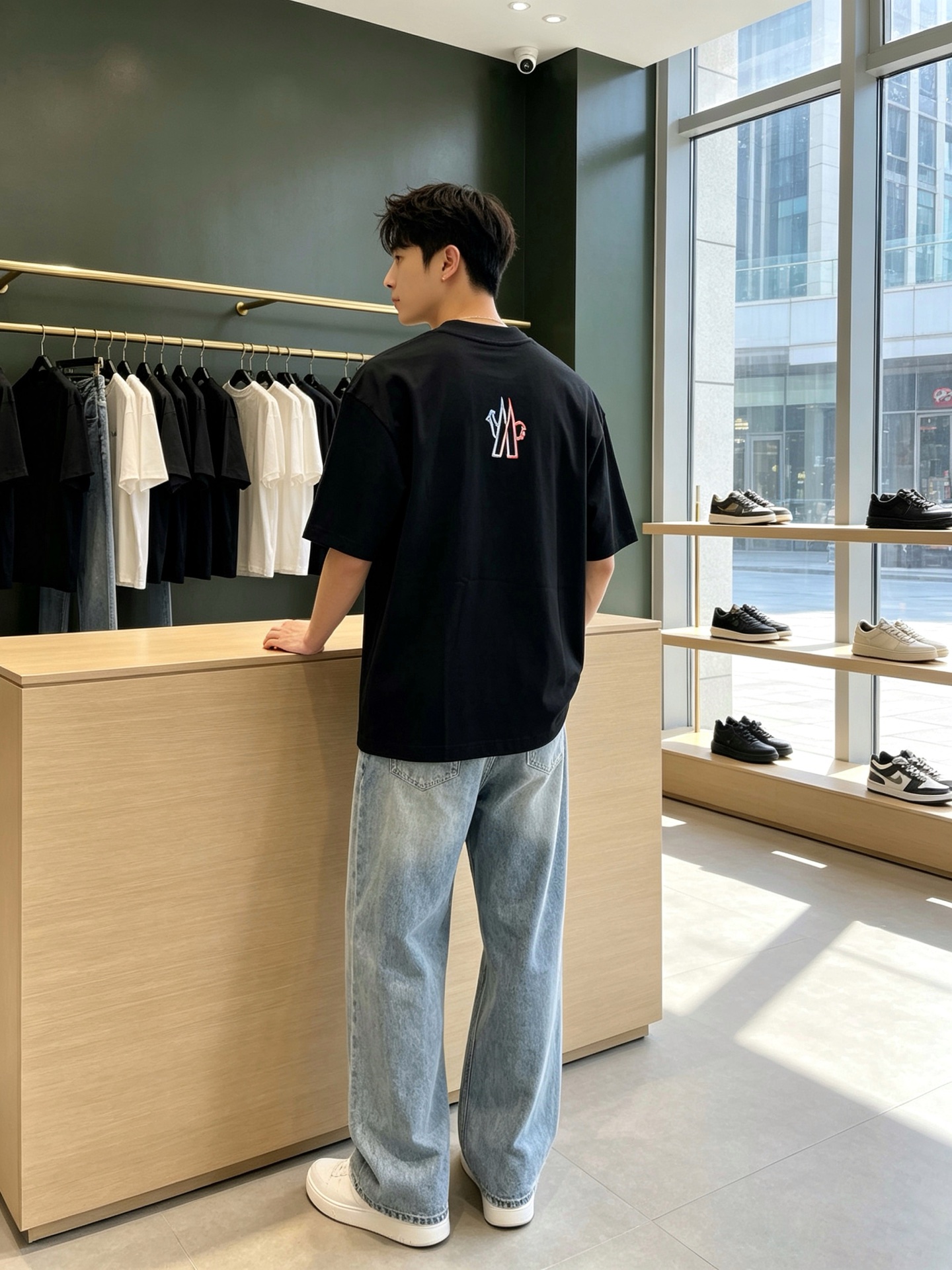 Moncler蒙口💥砸锅卖铁都要上的新款新款原单男士休闲春夏短袖 高端定制 高端版本 时尚百搭爆款⚠️⚠️✨✨进口面料 