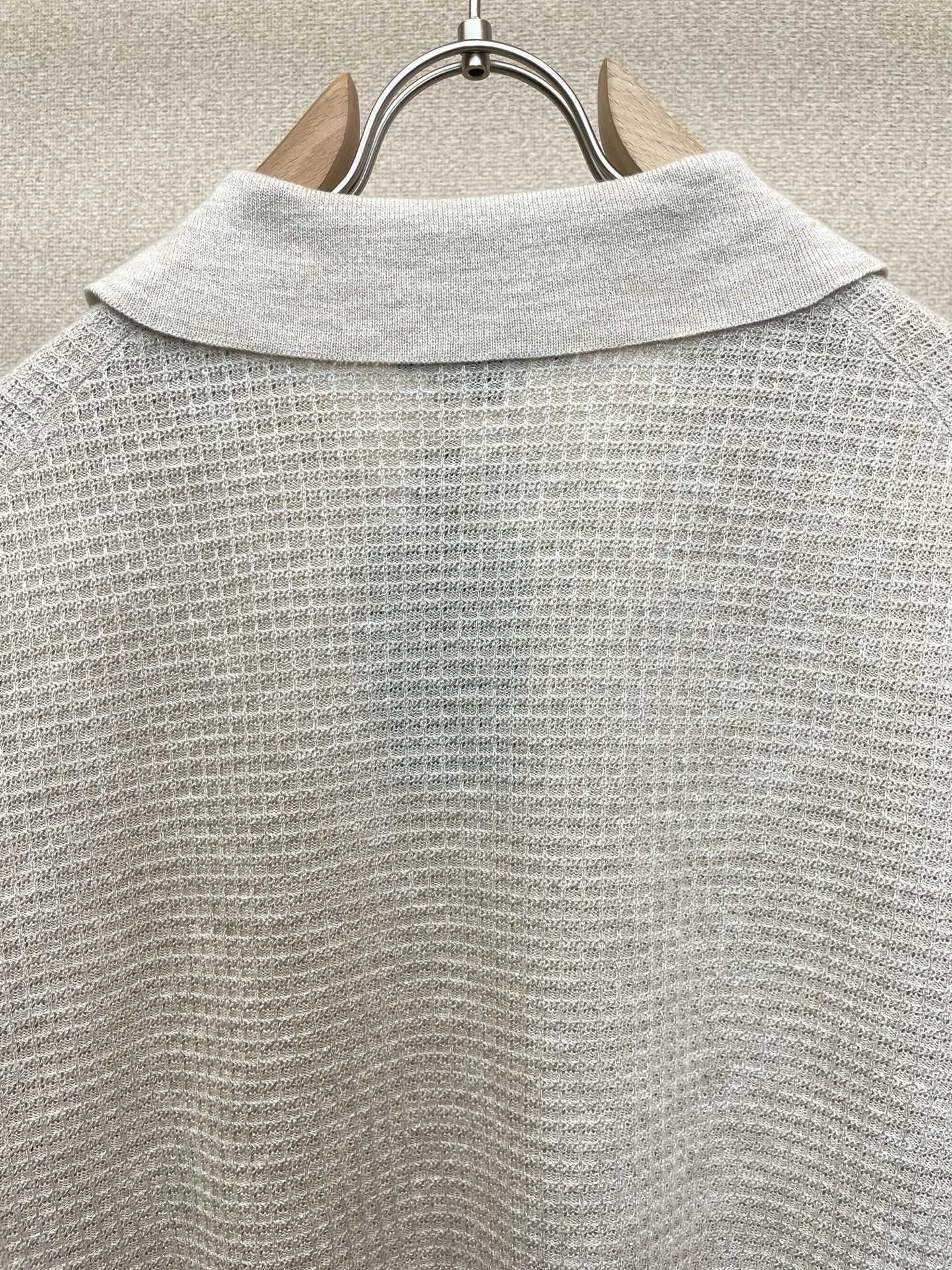 Loro Piana-Loro Piana诺悠翩雅💥砸锅卖铁都要上的新款新款原单男士休闲短袖 桑蚕丝毛衣短袖 高端定制 