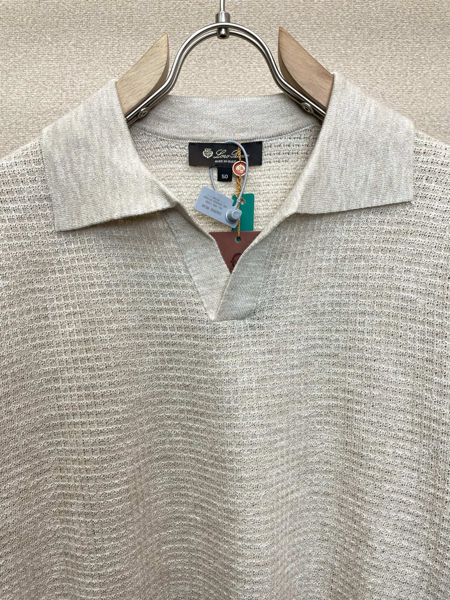 Loro Piana-Loro Piana诺悠翩雅💥砸锅卖铁都要上的新款新款原单男士休闲短袖 桑蚕丝毛衣短袖 高端定制 