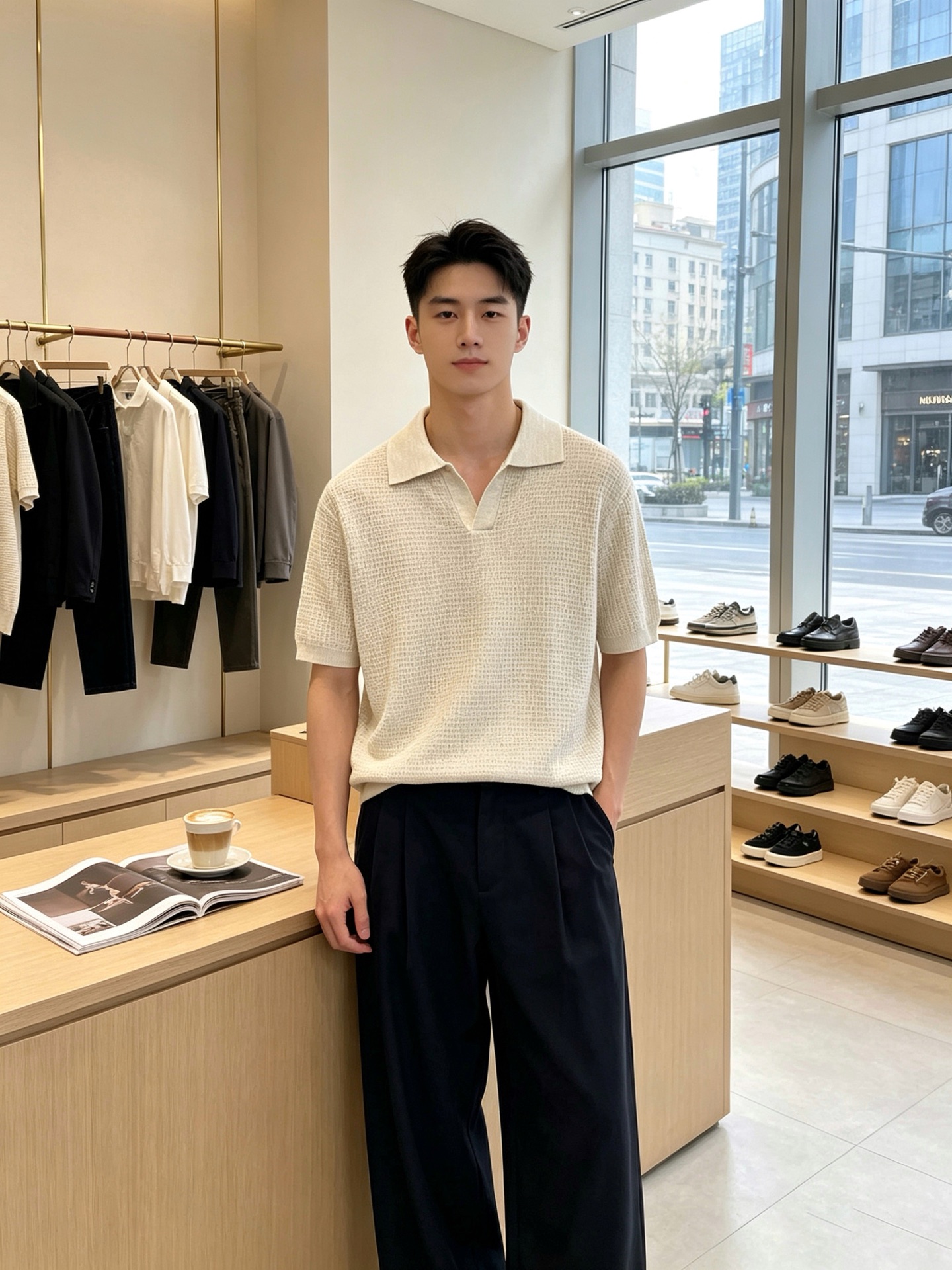 Loro Piana-Loro Piana诺悠翩雅💥砸锅卖铁都要上的新款新款原单男士休闲短袖 桑蚕丝毛衣短袖 高端定制 
