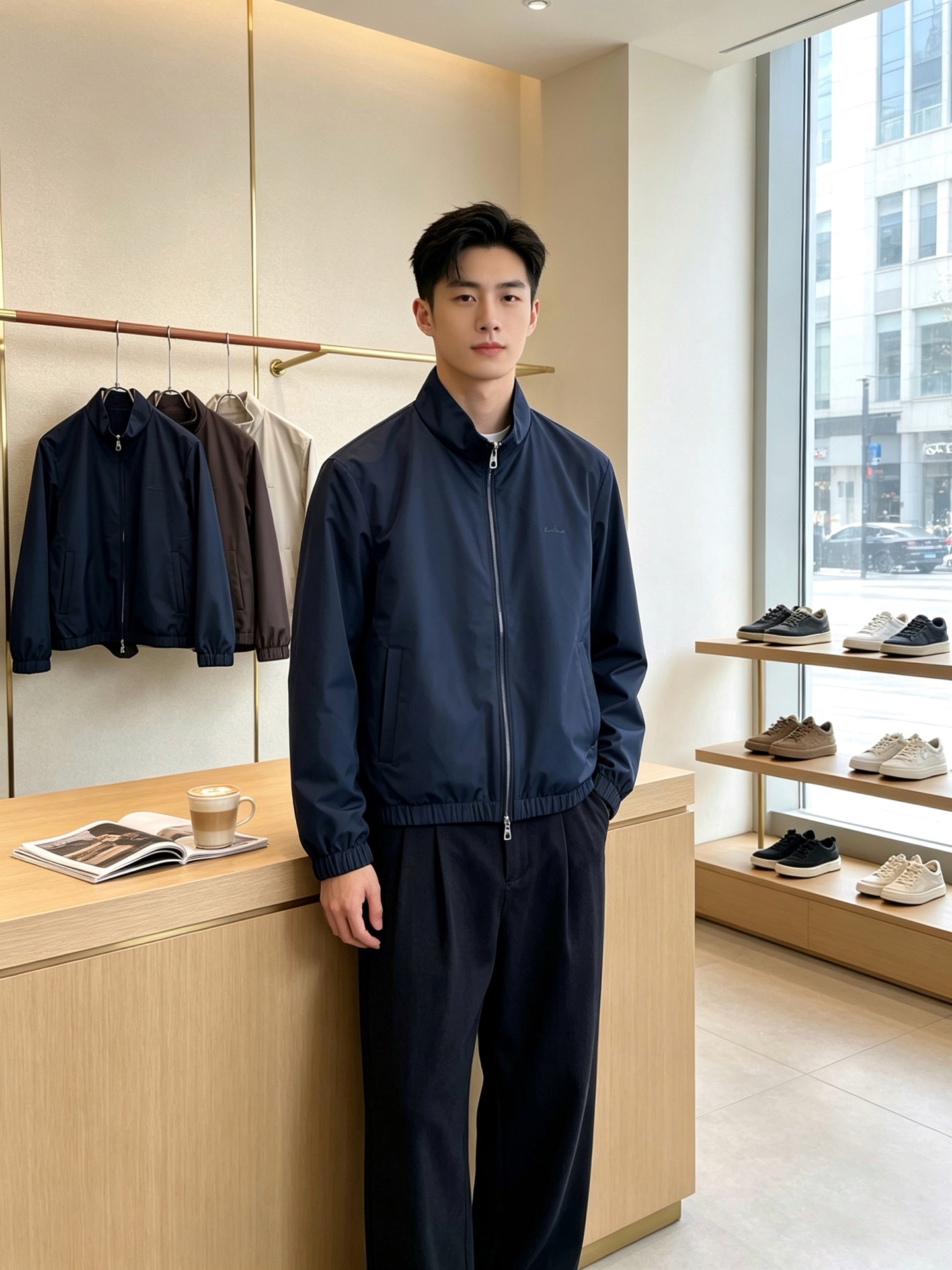 Loro Piana-Loro Piana诺悠翩雅💥砸锅卖铁都要上的新款新款原单男士休闲双面夹克 高端定制 高端版本 时