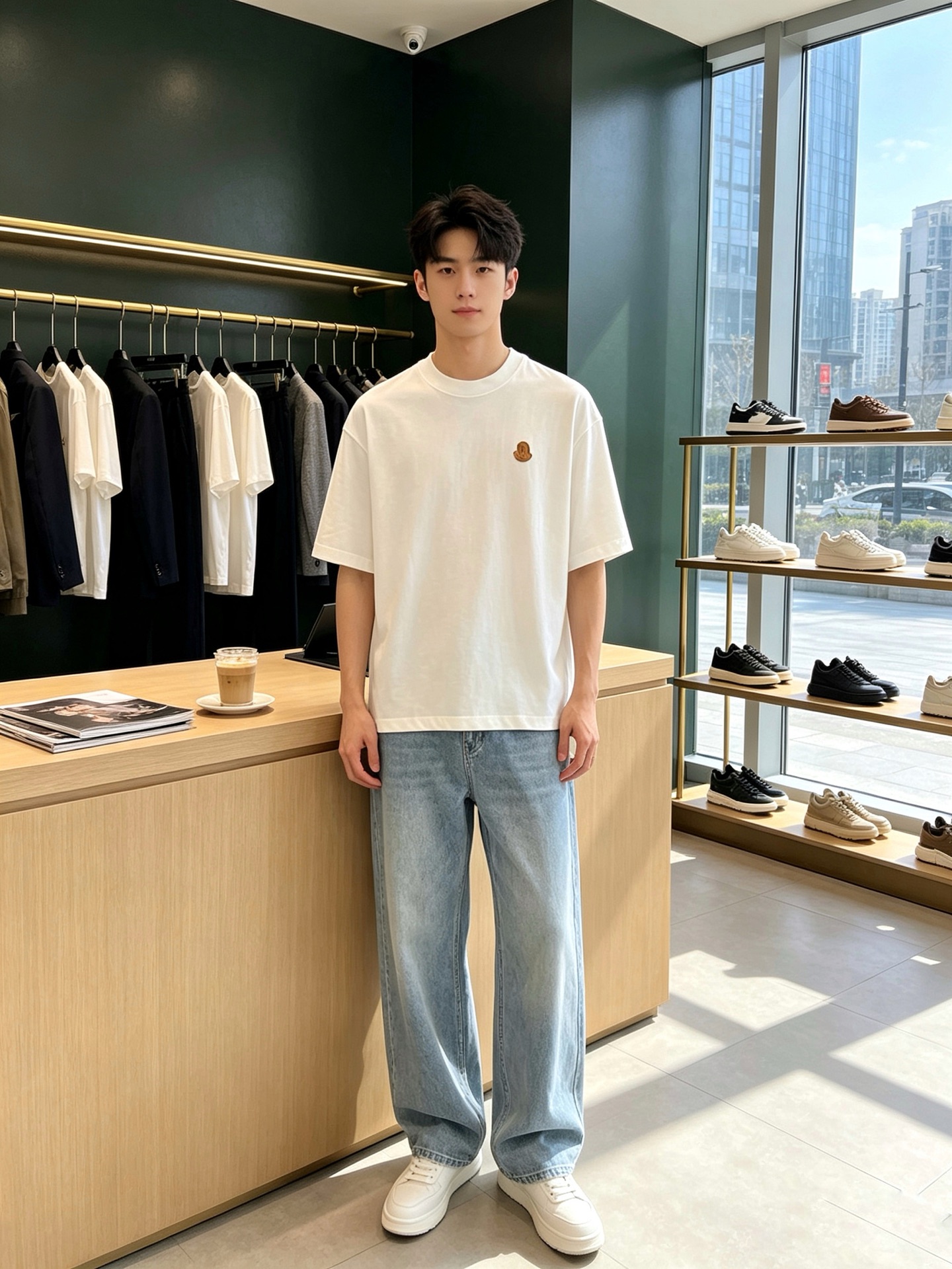 Moncler蒙口💥砸锅卖铁都要上的新款新款原单男士休闲春夏短袖 高端定制 高端版本 时尚百搭爆款⚠️⚠️✨✨进口面料 