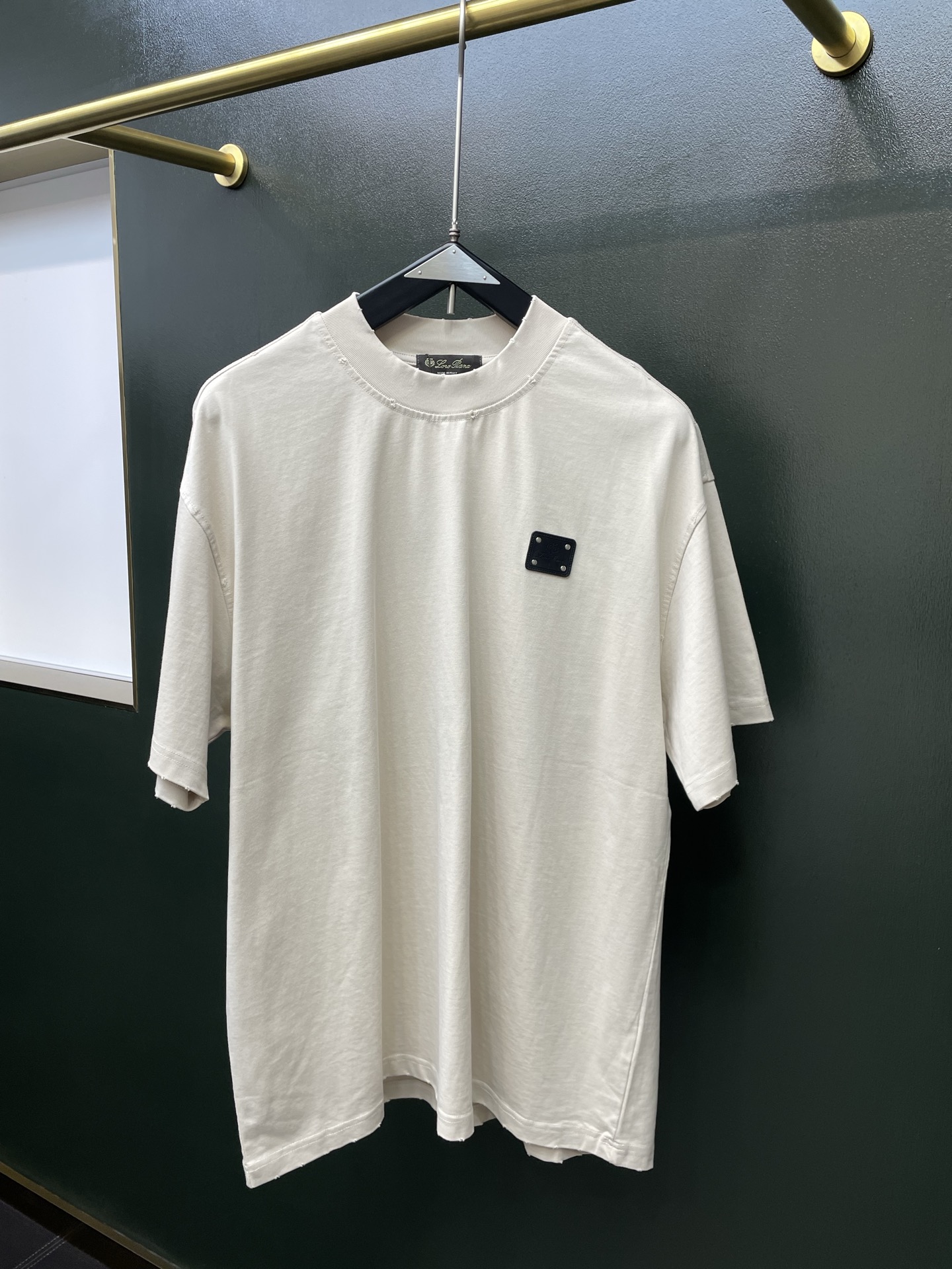 Loro Piana-Loro Piana诺悠翩雅💥砸锅卖铁都要上的新款新款原单男士休闲春夏短袖 高端定制 高端版本 时