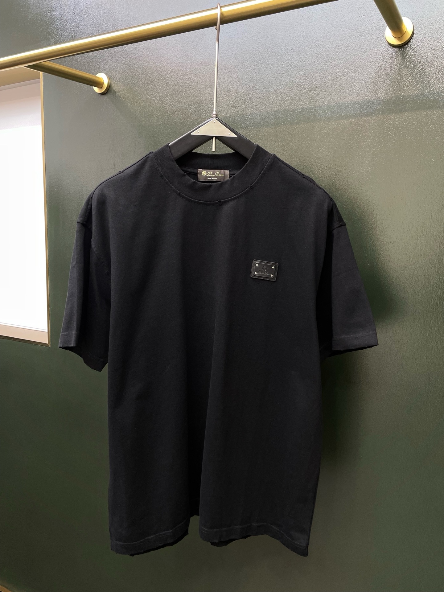 Loro Piana-Loro Piana诺悠翩雅💥砸锅卖铁都要上的新款新款原单男士休闲春夏短袖 高端定制 高端版本 时