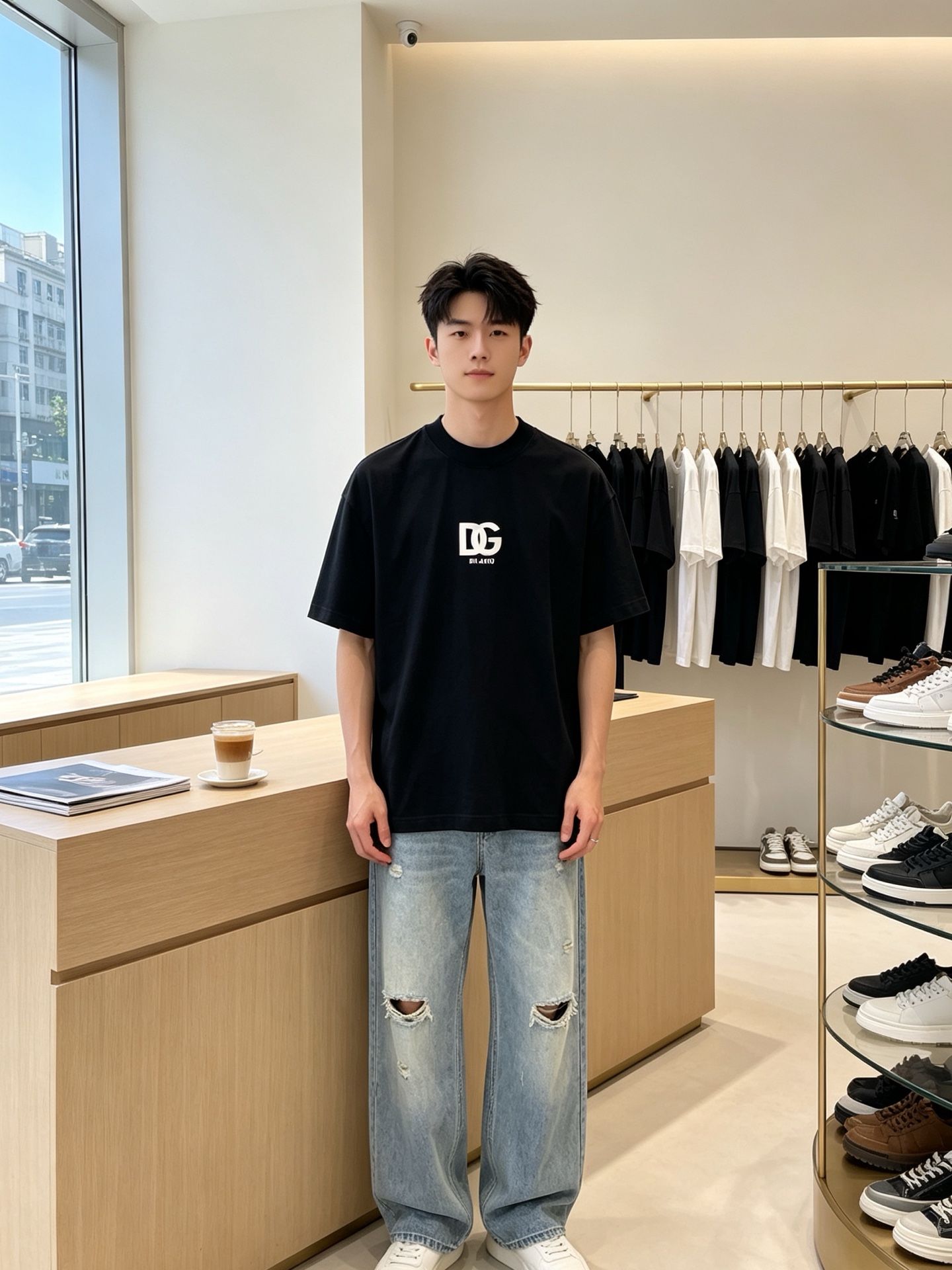 Dolce&Gabbana杜嘉班纳💥砸锅卖铁都要上的新款新款原单男士休闲春夏短袖 高端定制 高端版本 时尚百搭爆款⚠️⚠