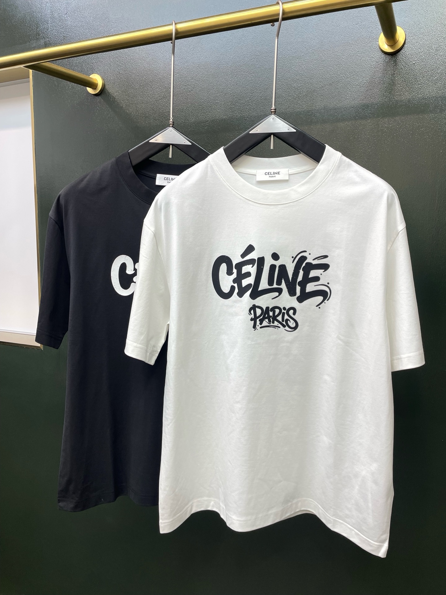 CELINE赛琳💥砸锅卖铁都要上的新款新款原单男士休闲短袖 高端定制 高端版本 时尚百搭爆款⚠️⚠️✨✨进口面料 手感超
