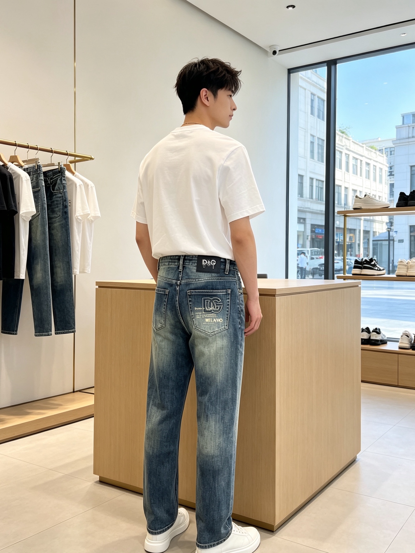 Dolce&Gabbana杜嘉班纳💥砸锅卖铁都要上的新款新款休闲牛仔裤👖高端版本 专柜定制面料 透气舒适度高，细节无可挑