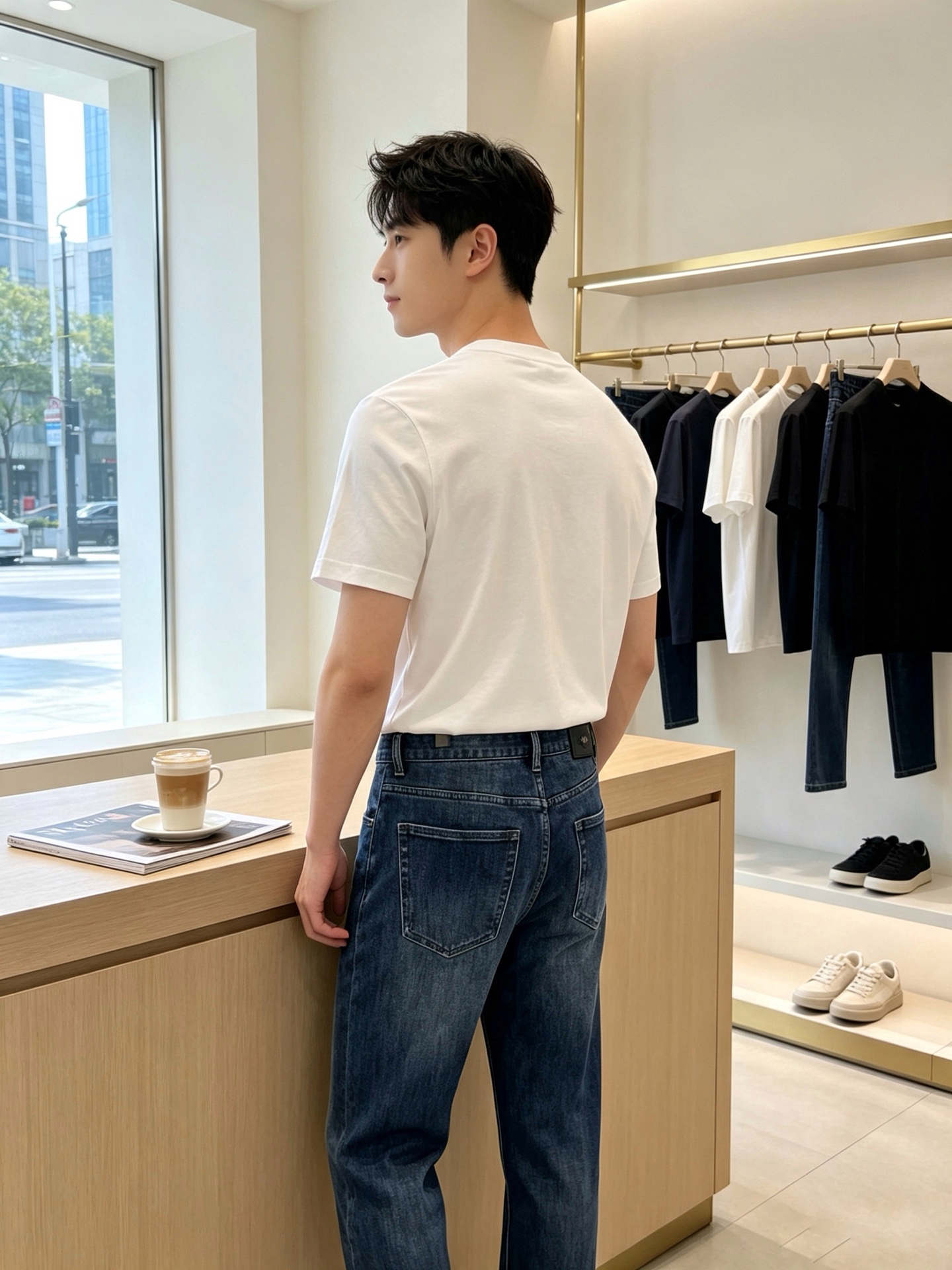 Moncler蒙口💥砸锅卖铁都要上的新款新款休闲牛仔裤👖高端版本 专柜定制面料 透气舒适度高，细节无可挑剔，品牌元素设计