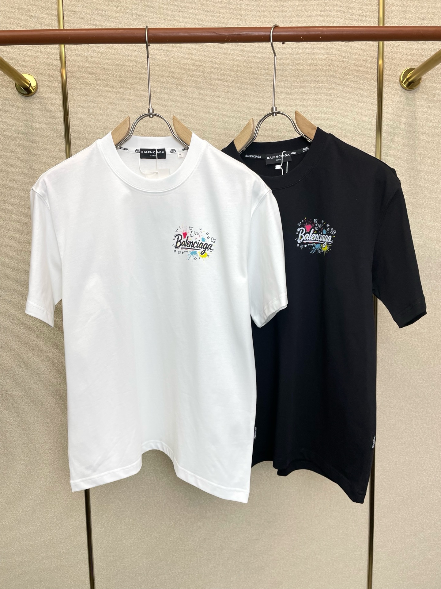 Balenciaga巴黎世家💥砸锅卖铁都要上的新款新款原单男士休闲短袖 高端定制 高端版本 时尚百搭爆款⚠️⚠️✨✨进口