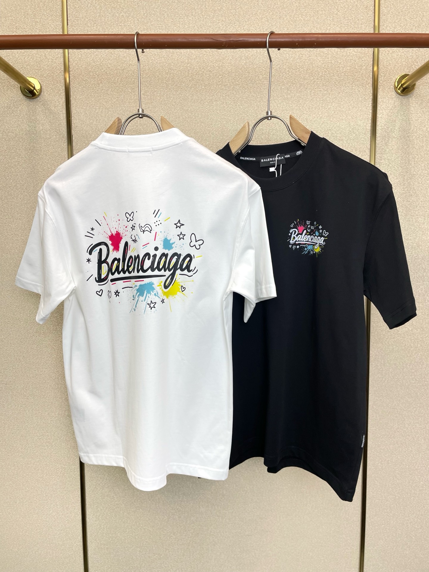 Balenciaga巴黎世家💥砸锅卖铁都要上的新款新款原单男士休闲短袖 高端定制 高端版本 时尚百搭爆款⚠️⚠️✨✨进口
