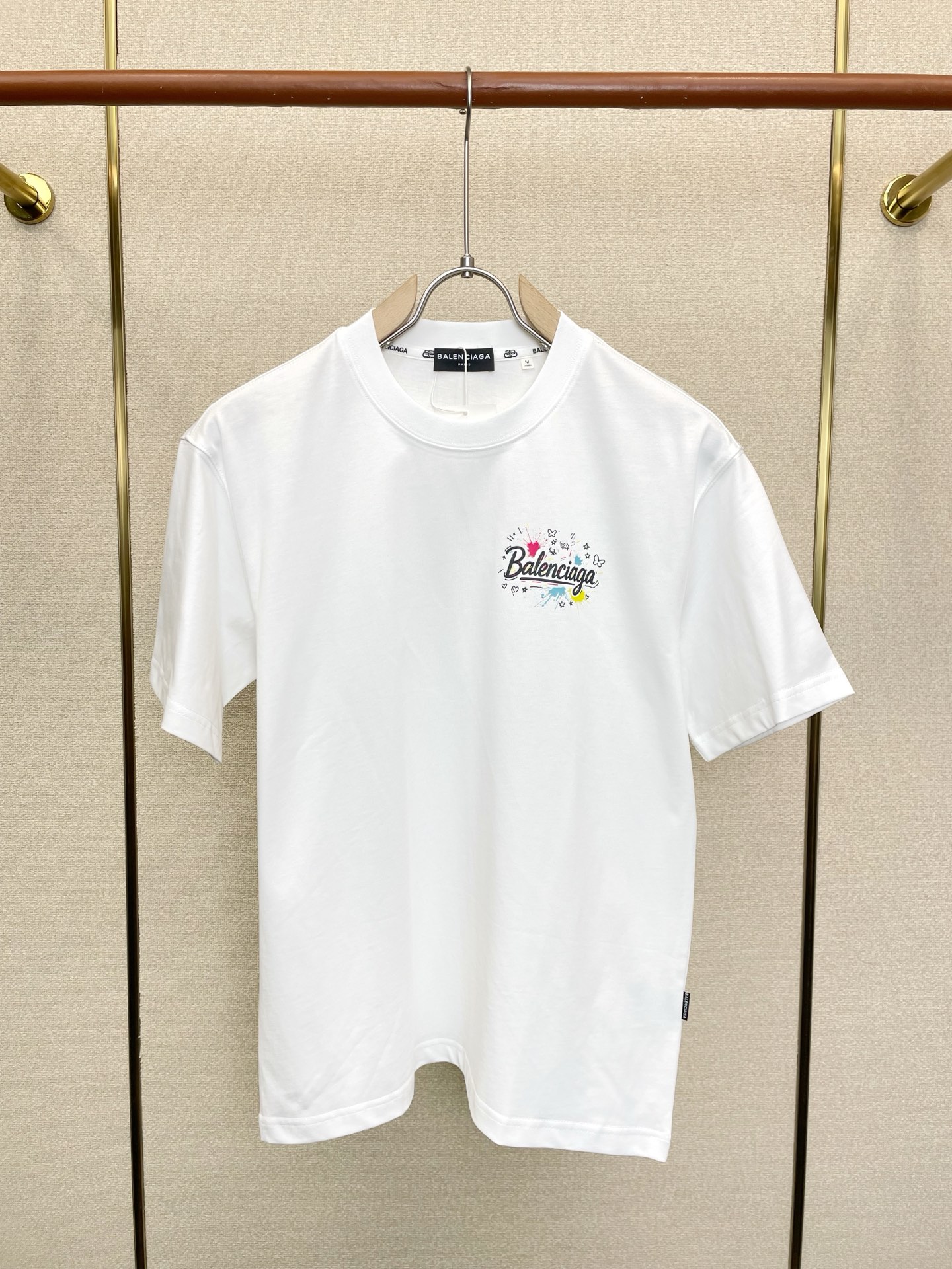 Balenciaga巴黎世家💥砸锅卖铁都要上的新款新款原单男士休闲短袖 高端定制 高端版本 时尚百搭爆款⚠️⚠️✨✨进口
