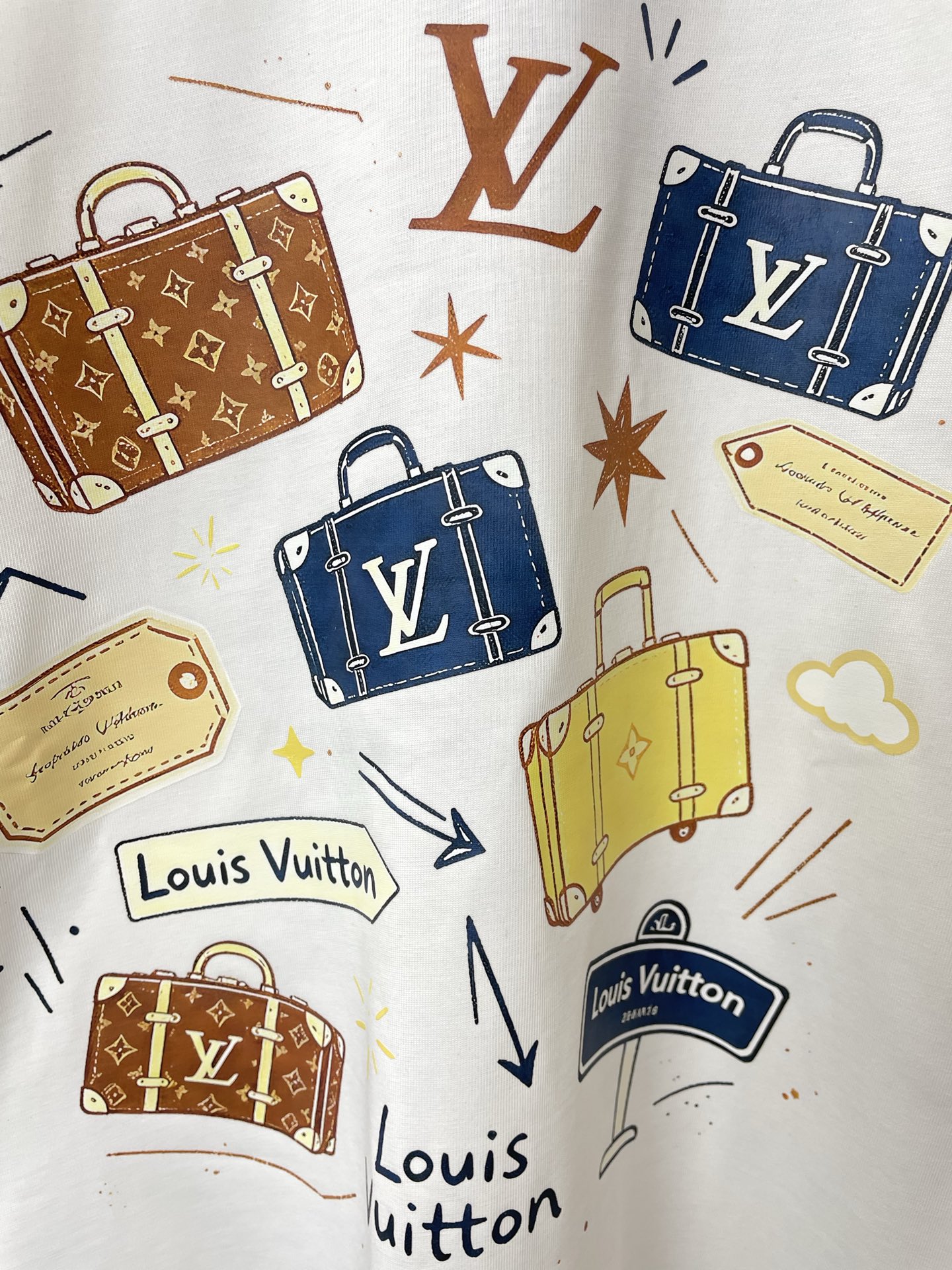Louis Vuitton路易威登💥砸锅卖铁都要上的新款新款原单男士休闲短袖 高端定制 高端版本 时尚百搭爆款⚠️⚠️✨