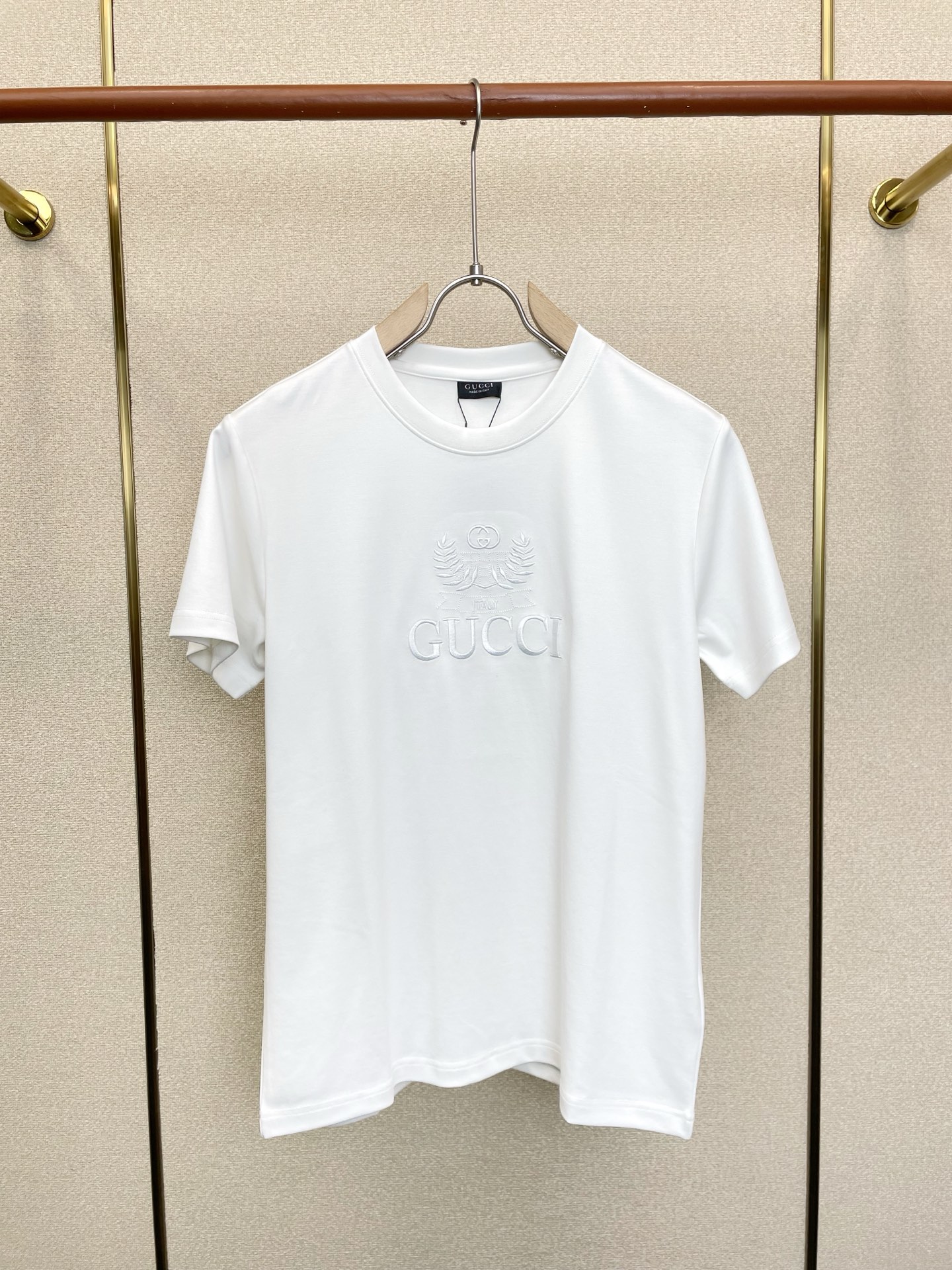 Gucci古驰💥砸锅卖铁都要上的新款新款原单男士休闲短袖 高端定制 高端版本 时尚百搭爆款⚠️⚠️✨✨进口面料 手感超柔