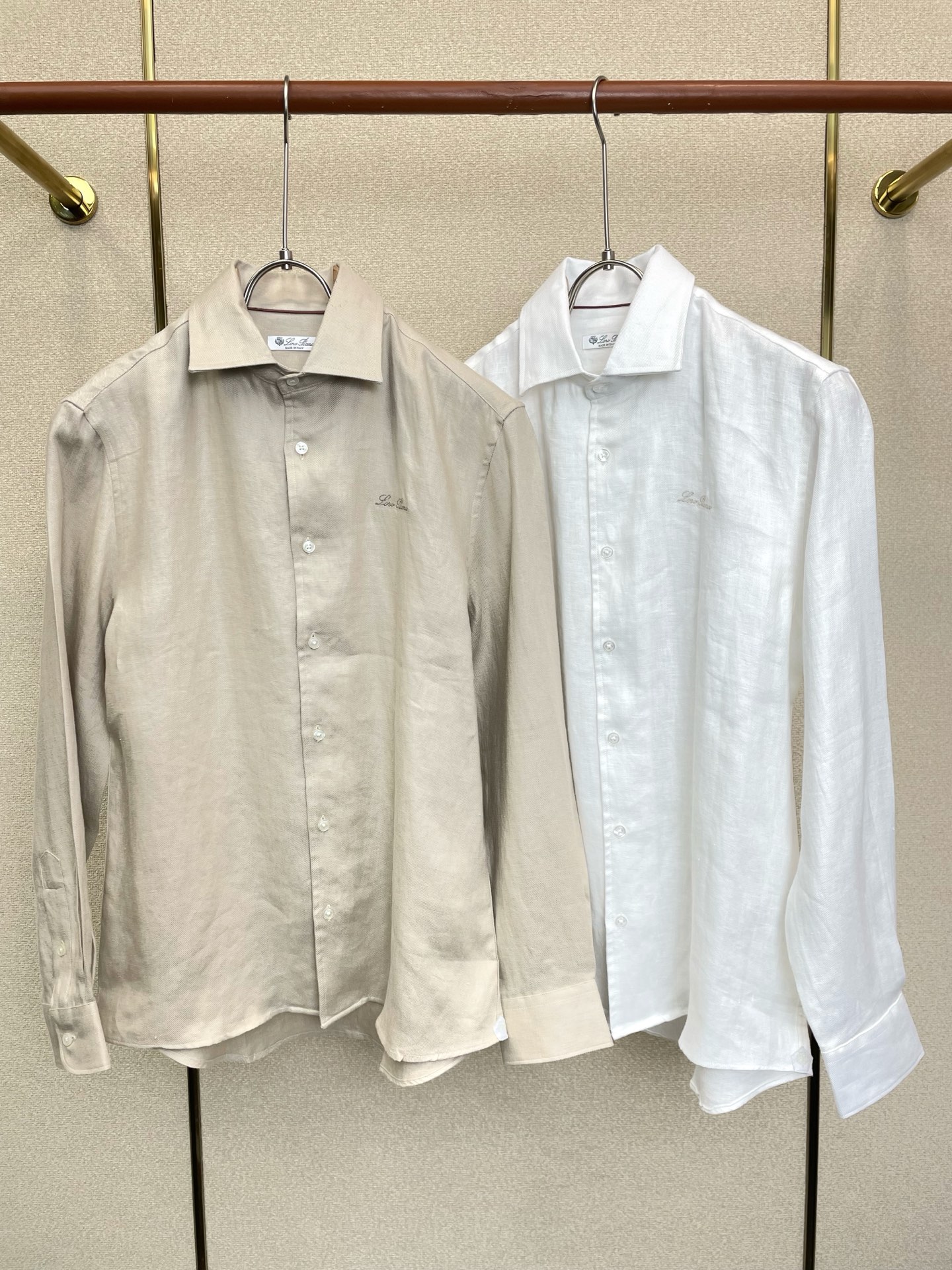 Loro piana-Loro Piana诺悠翩雅💥砸锅卖铁都要上的新款新款原单男士休闲衬衫 高端定制 高端版本 时尚百