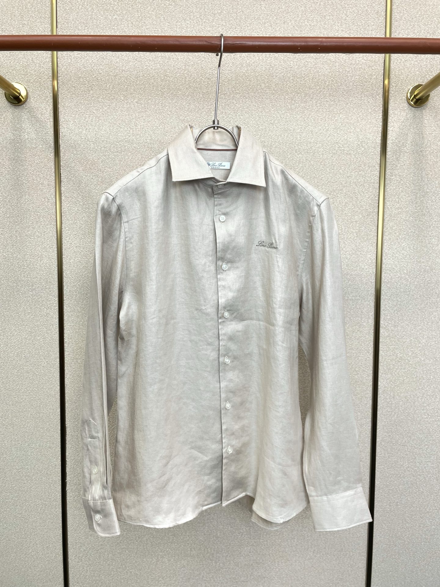 Loro piana-Loro Piana诺悠翩雅💥砸锅卖铁都要上的新款新款原单男士休闲衬衫 高端定制 高端版本 时尚百