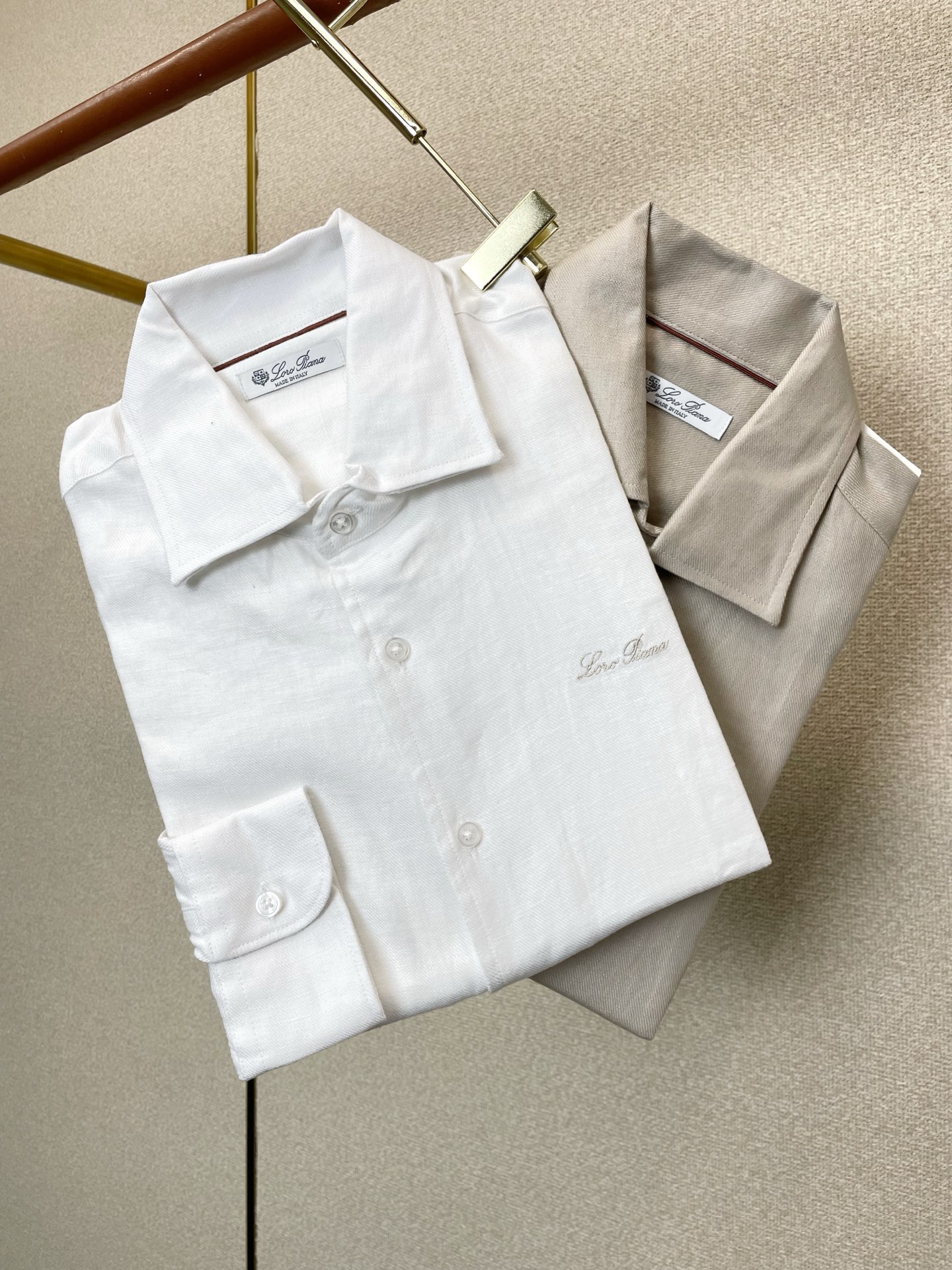 Loro piana-Loro Piana诺悠翩雅💥砸锅卖铁都要上的新款新款原单男士休闲衬衫 高端定制 高端版本 时尚百