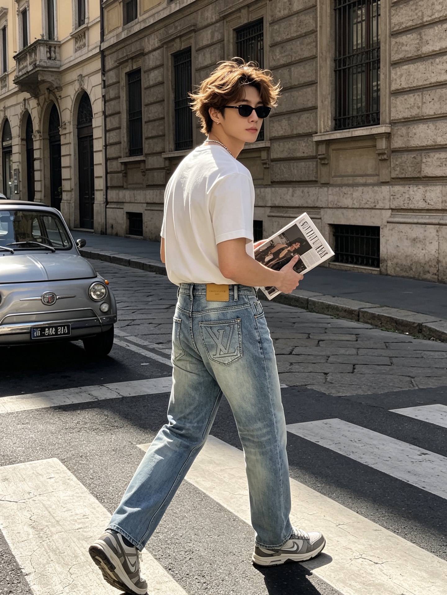 Louis Vuitton路易威登💥独家专供新款休闲牛仔裤👖高端版本 专柜定制面料 透气舒适度高，细节无可挑剔，品牌元素