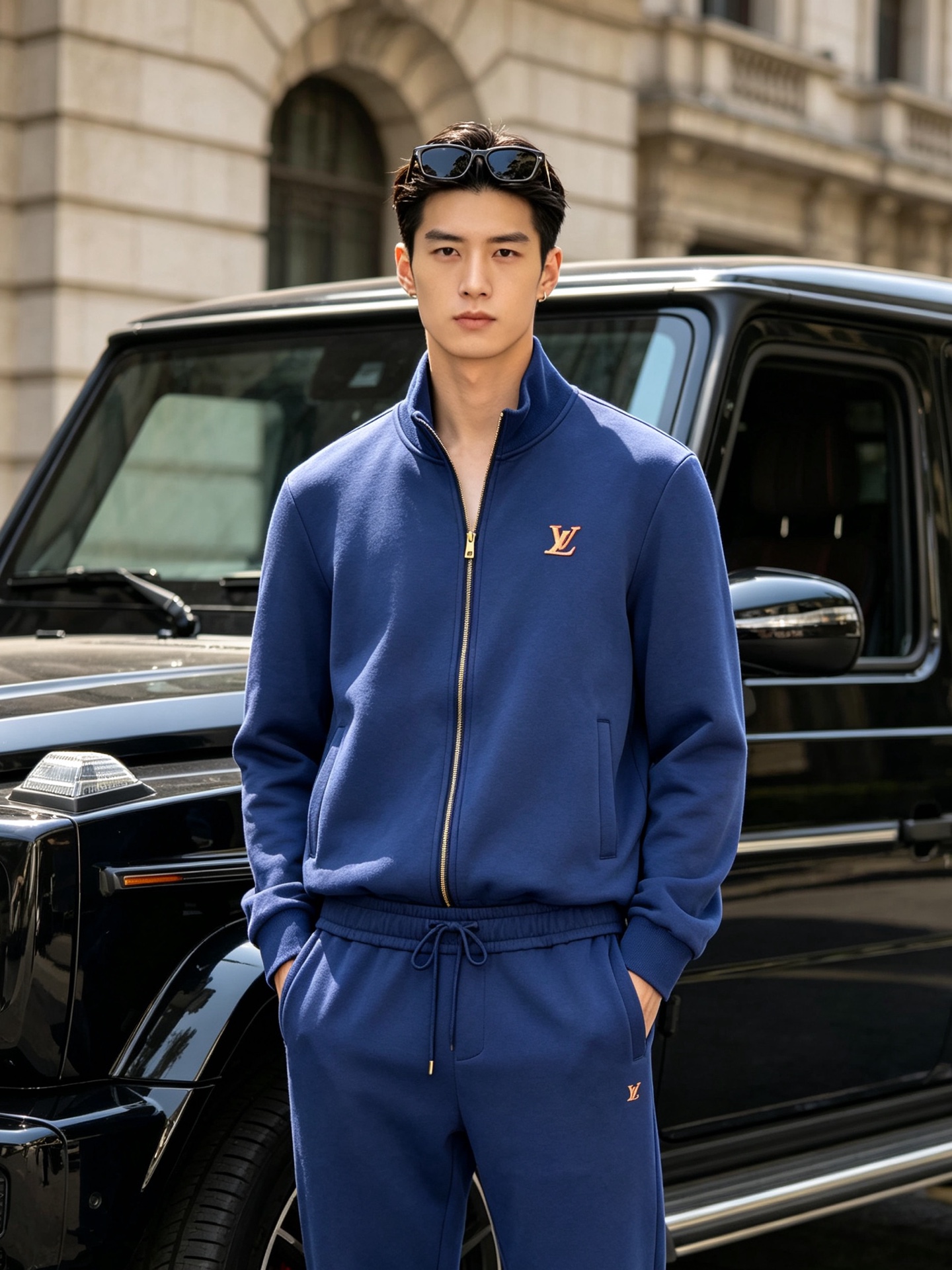 /套。Louis Vuitton路易威登💥独家专供新款专柜同款运动套装，高级感满满！细节精致高档，做工无可挑剔！进口面料