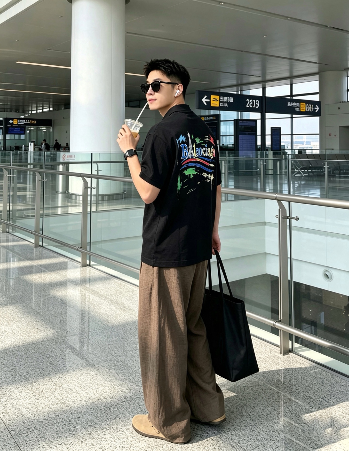 Balenciaga巴黎世家💥砸锅卖铁都要上的新款新款原单男士休闲短袖 高端定制 高端版本 时尚百搭爆款⚠️⚠️✨✨进口