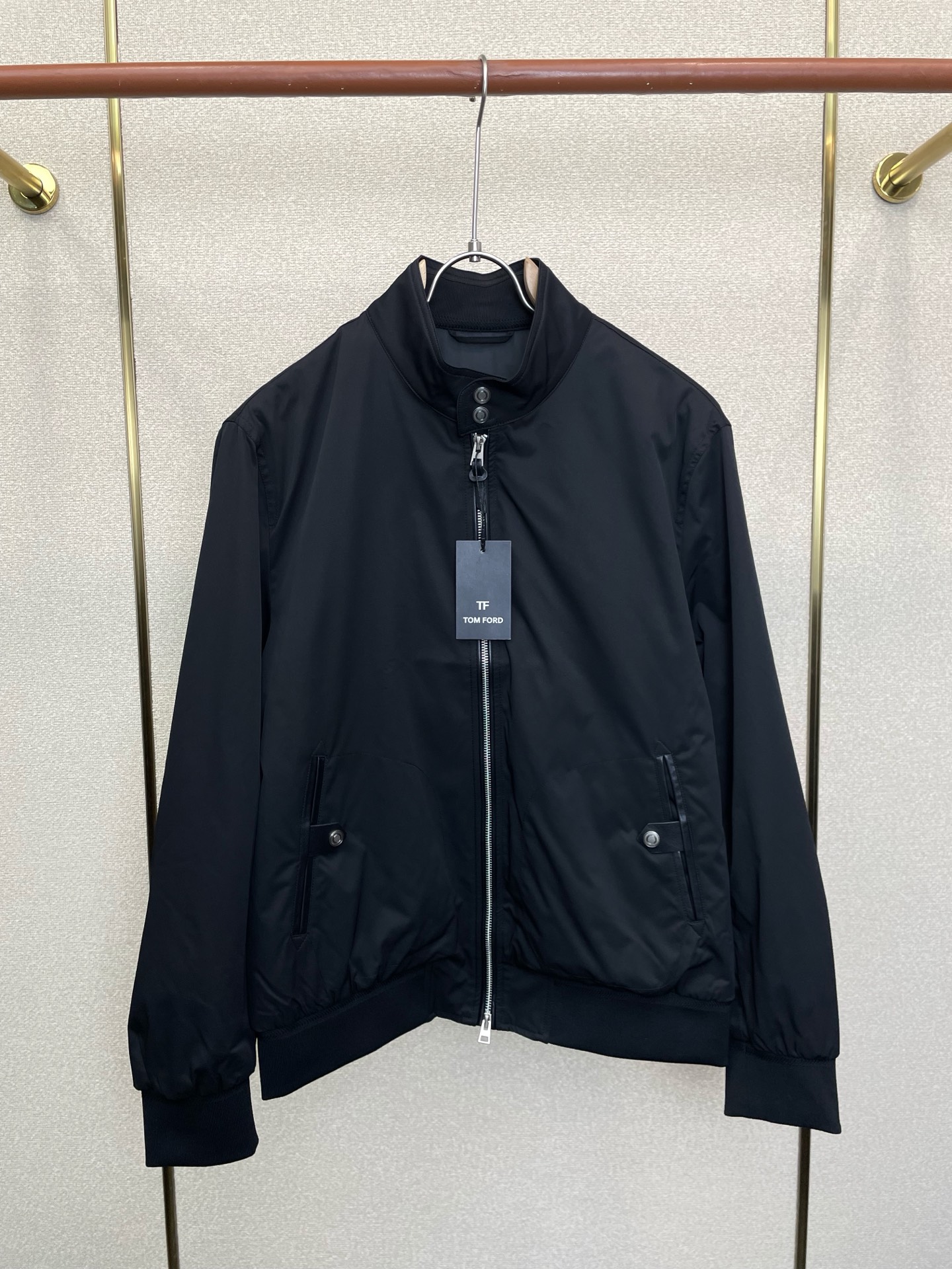 TOM FORD汤姆福特💥砸锅卖铁都要上的新款新款原单男士休闲立领夹克 高端定制 高端版本 时尚百搭爆款⚠️⚠️✨✨进口