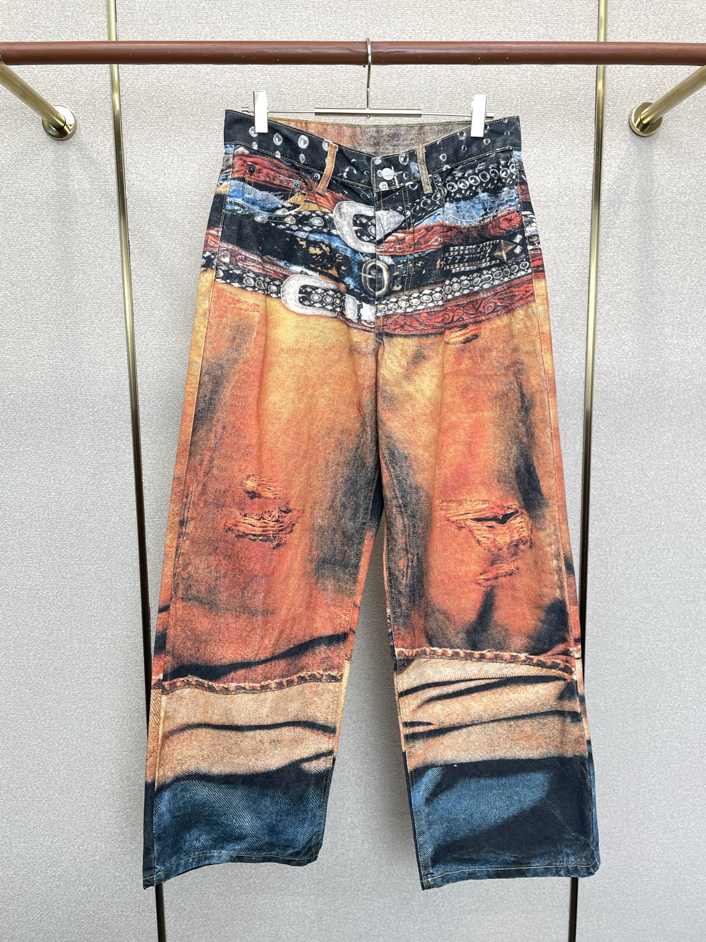 Acne Studios💥砸锅卖铁都要上的新款新款休闲牛仔阔腿裤 高端版本！专柜定制面料 透气舒适度高，细节无可挑剔，品