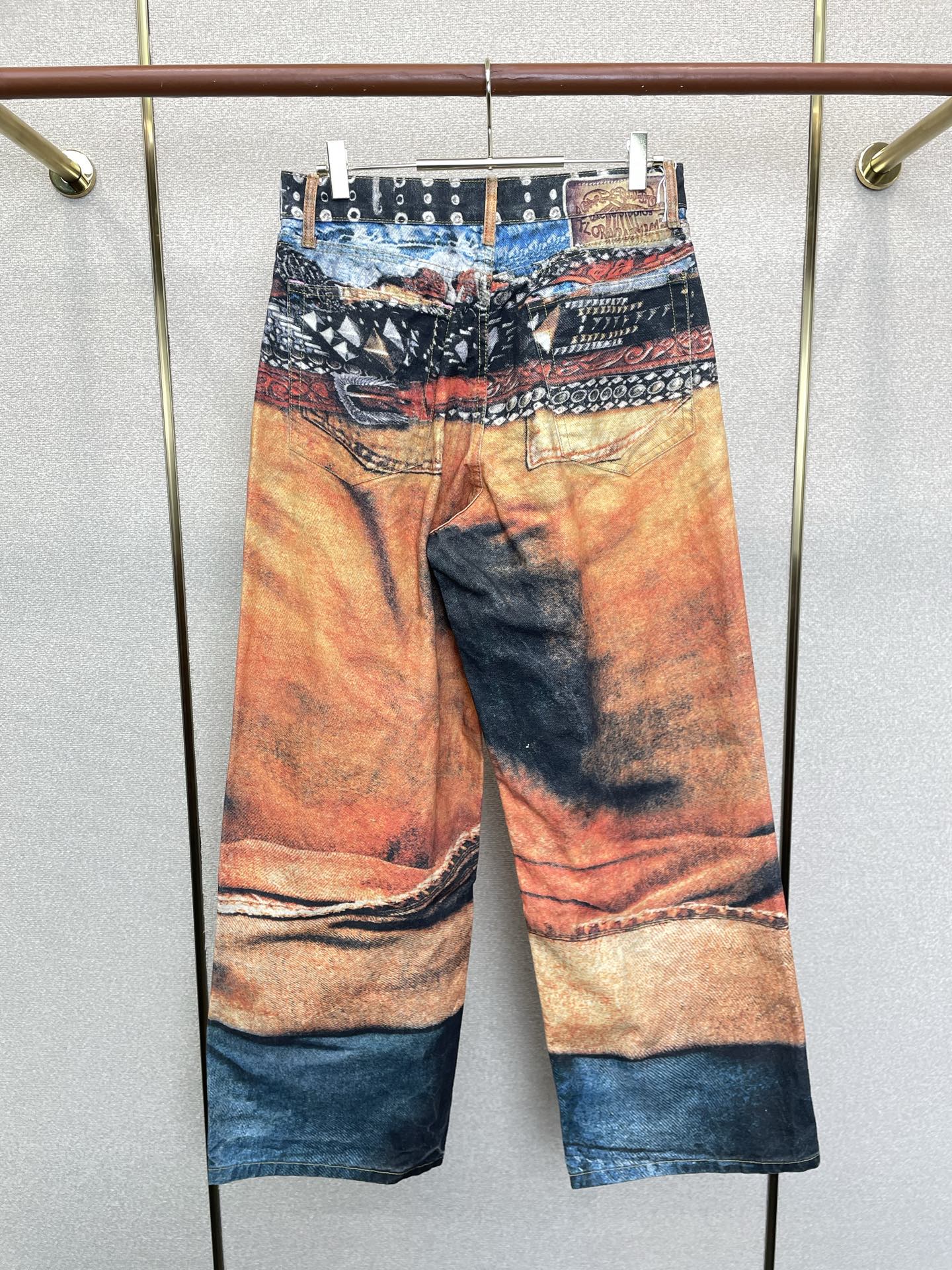 Acne Studios💥砸锅卖铁都要上的新款新款休闲牛仔阔腿裤 高端版本！专柜定制面料 透气舒适度高，细节无可挑剔，品