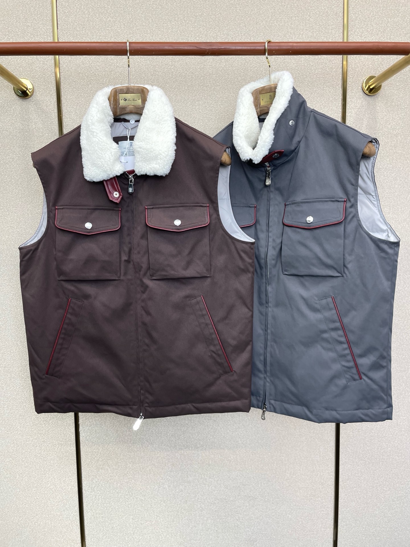 羽绒服- BC-Brunello Cucineli 布鲁内洛 •库奇内利💥砸锅卖铁都要上的新款新款羽绒马甲。贸易公司渠道