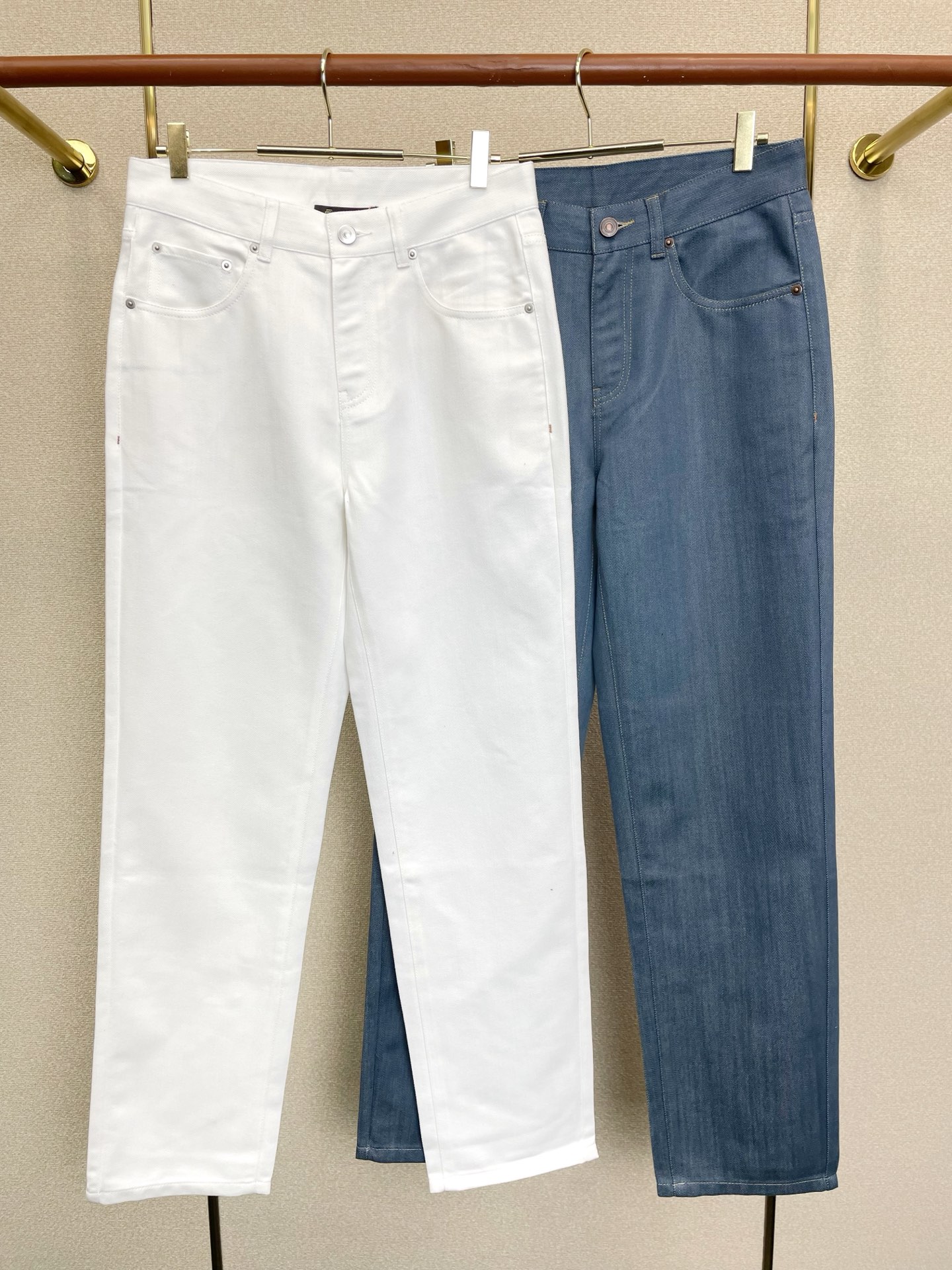 Loro piana-Loro Piana诺悠翩雅💥砸锅卖铁都要上的新款新款 休闲牛仔裤👖高端版本！专柜定制面料 透气舒