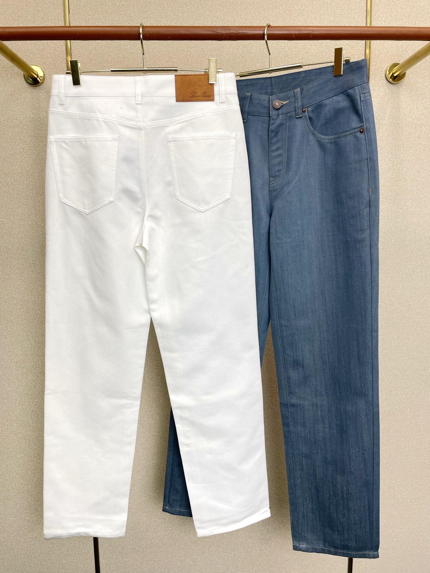 Loro piana-Loro Piana诺悠翩雅💥砸锅卖铁都要上的新款新款 休闲牛仔裤👖高端版本！专柜定制面料 透气舒