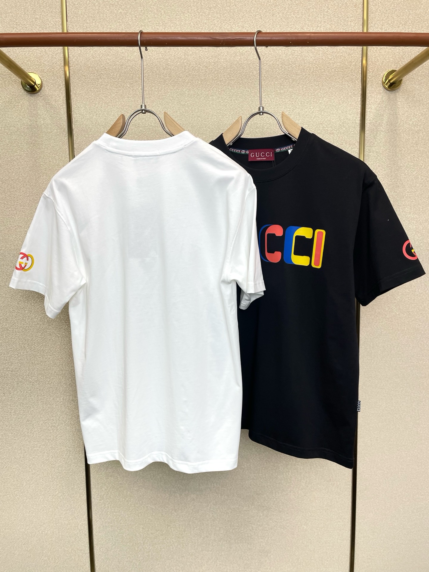 Gucci古驰💥独家专供新款原单男士休闲短袖 高端定制 高端版本 时尚百搭爆款⚠️⚠️✨✨进口面料 手感超柔软细腻  穿