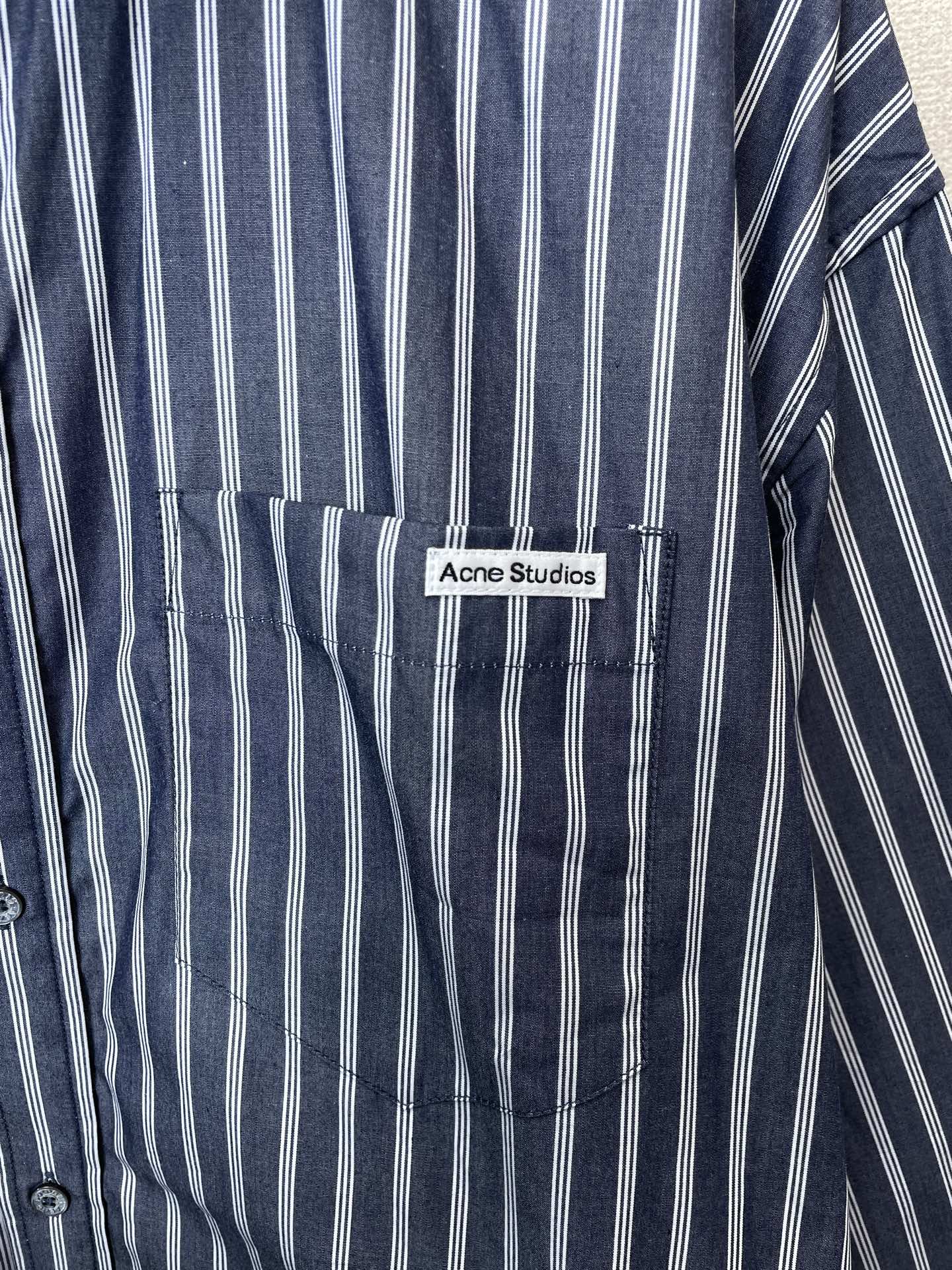 Acne Studios💥独家专供新款原单男士休闲条纹衬衫 高端定制 高端版本 时尚百搭爆款⚠️⚠️✨✨进口面料 手感超